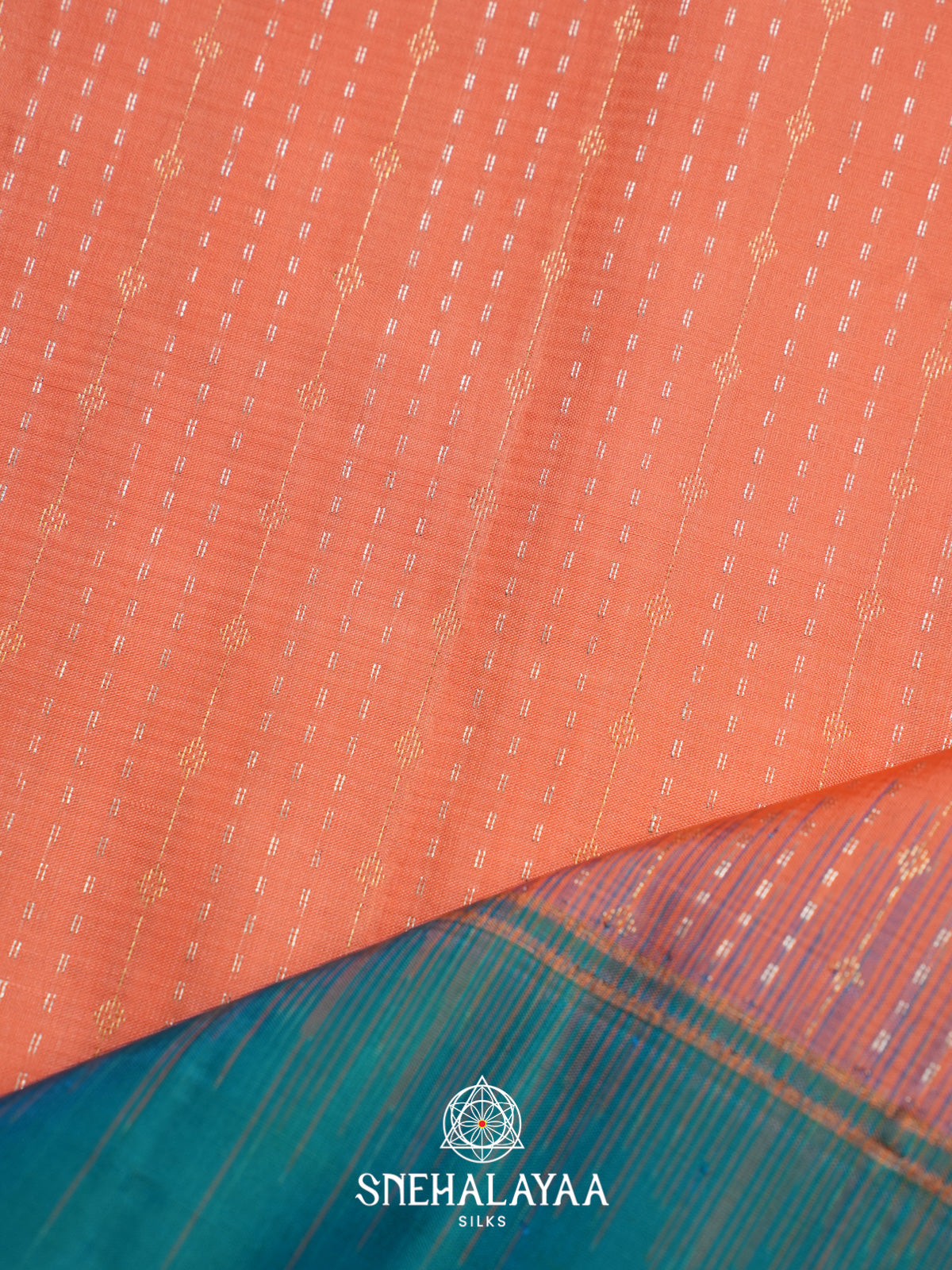 Peach Soft Silk Saree