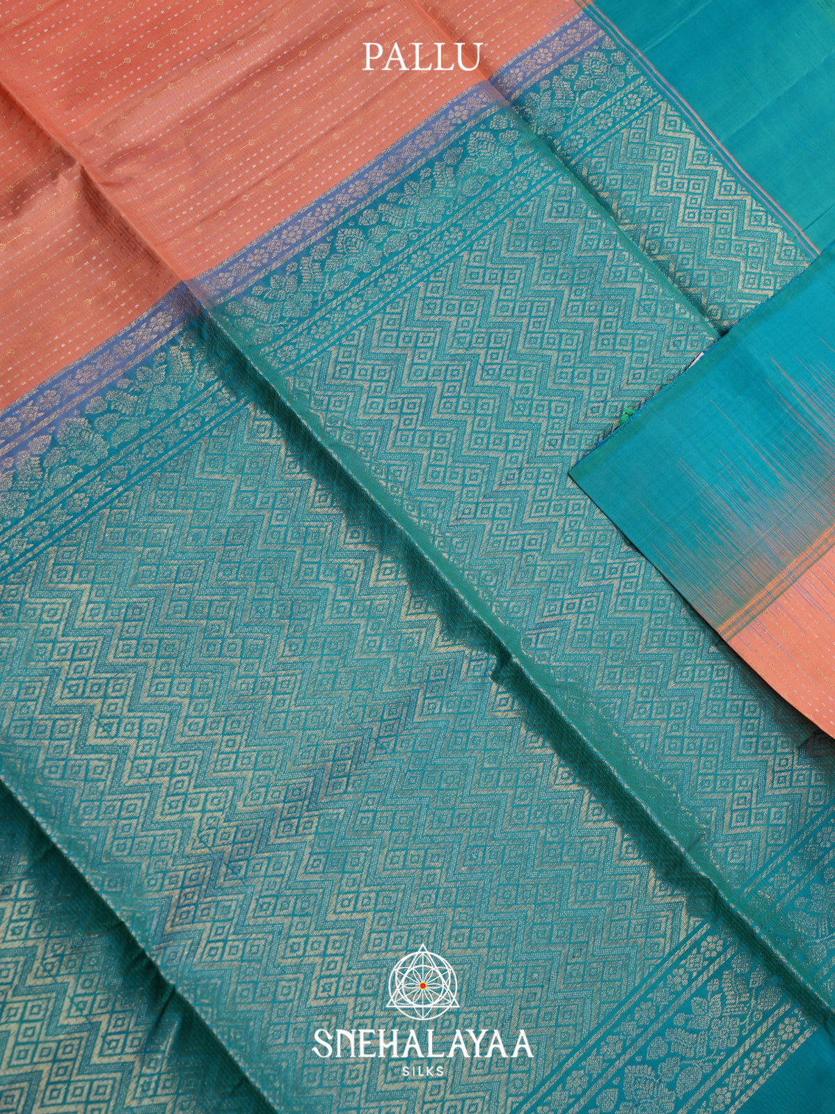 Peach Soft Silk Saree