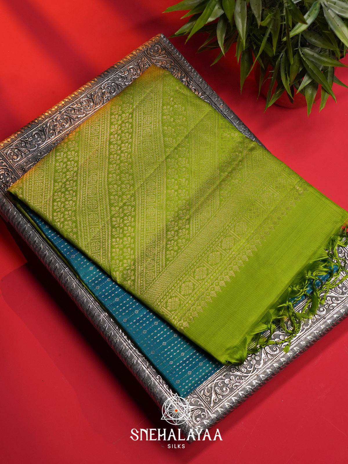 Sky Blue Soft Silk Saree