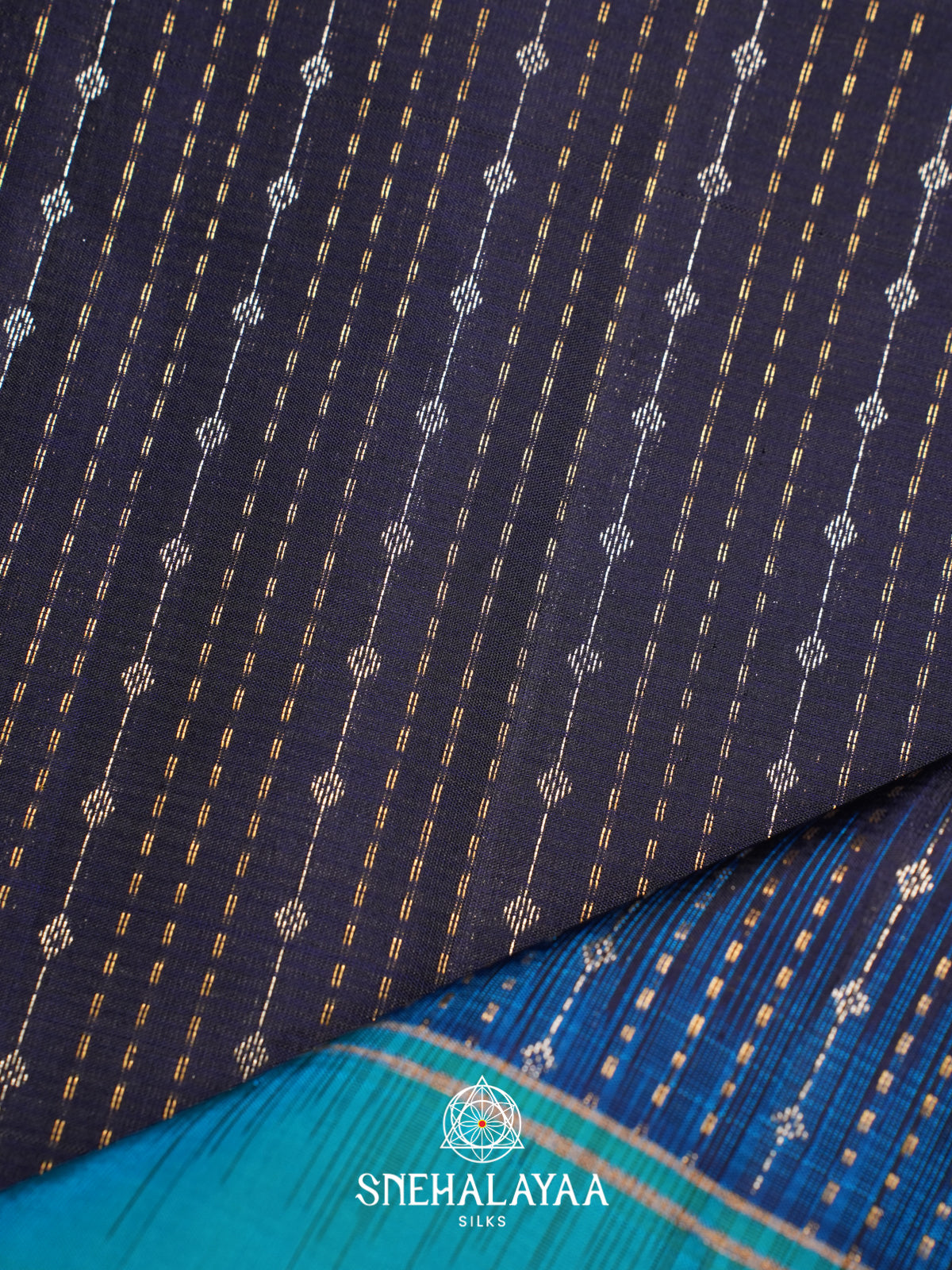 Midnight Blue Soft Silk Saree