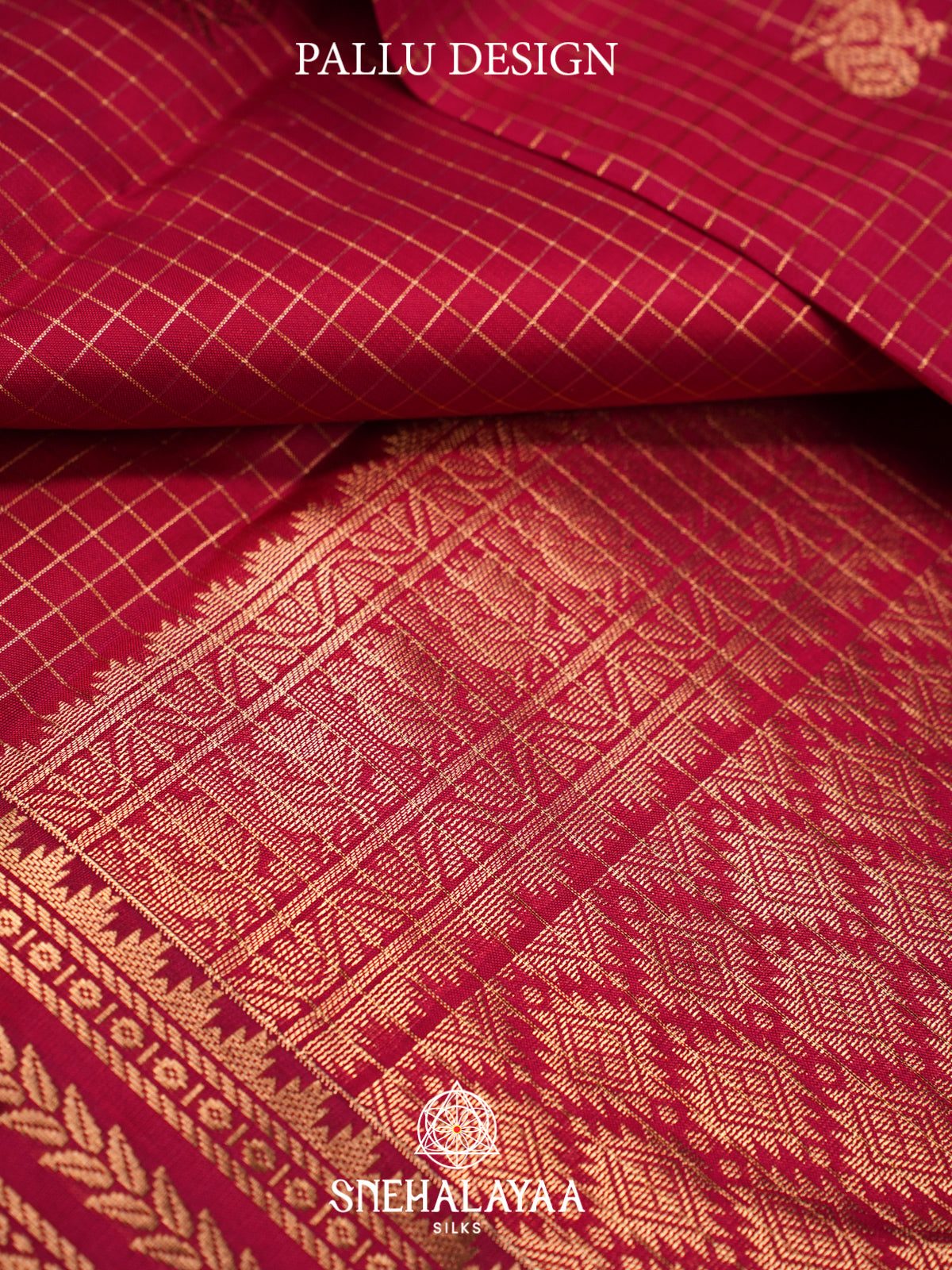 Rani Pink Kanjivaram Silk Saree