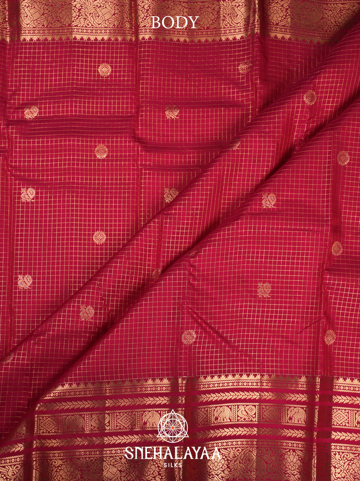 Rani Pink Kanjivaram Silk Saree