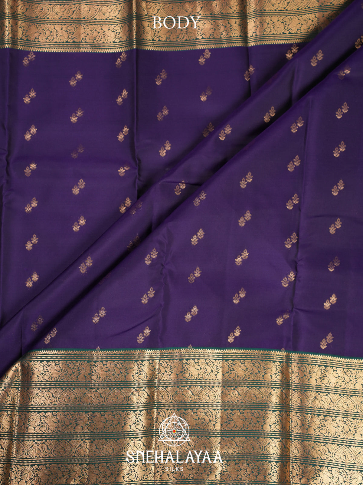 Purple Kanjivaram Silk Saree
