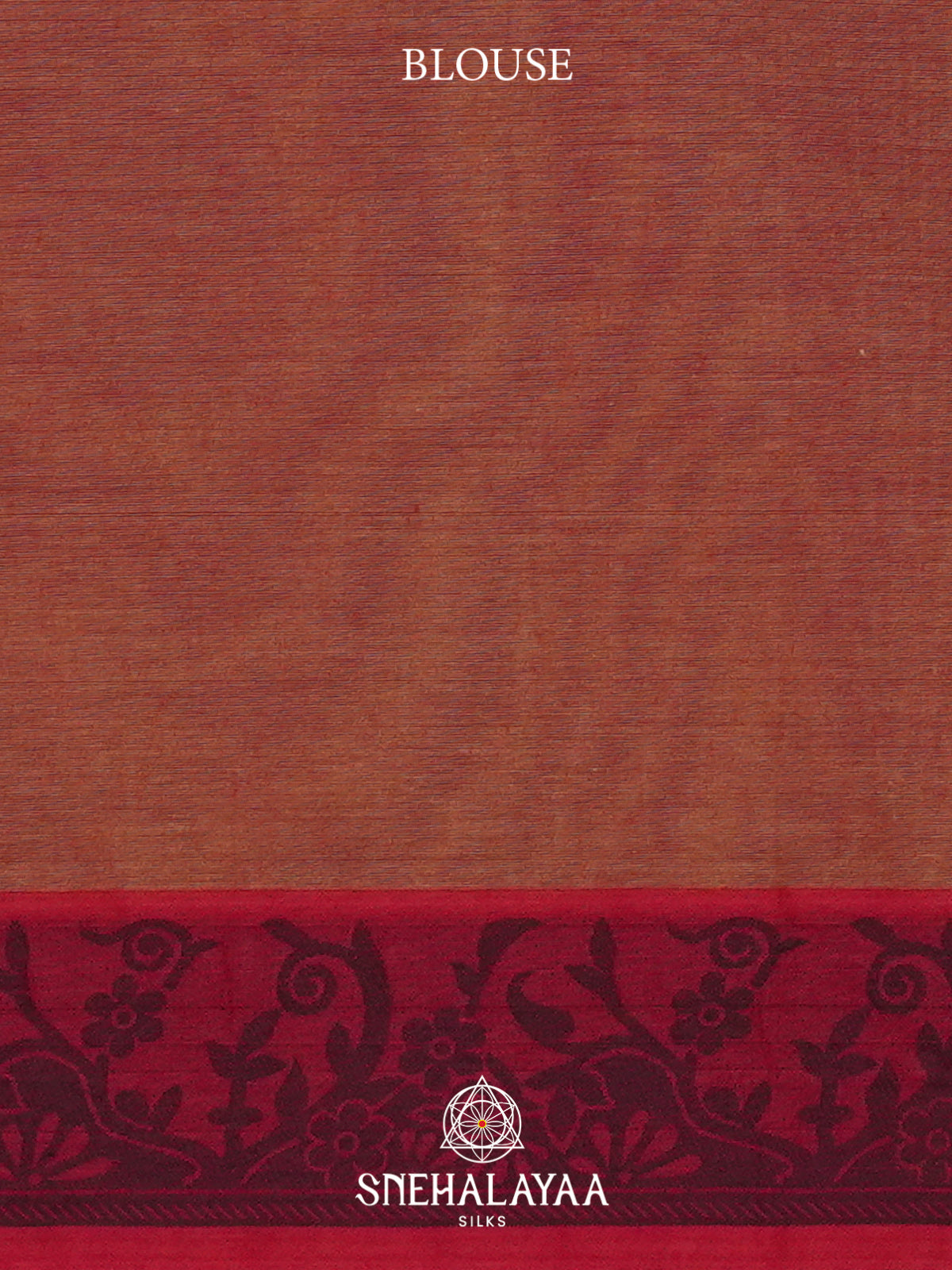 Brown Handloom Cotton Saree