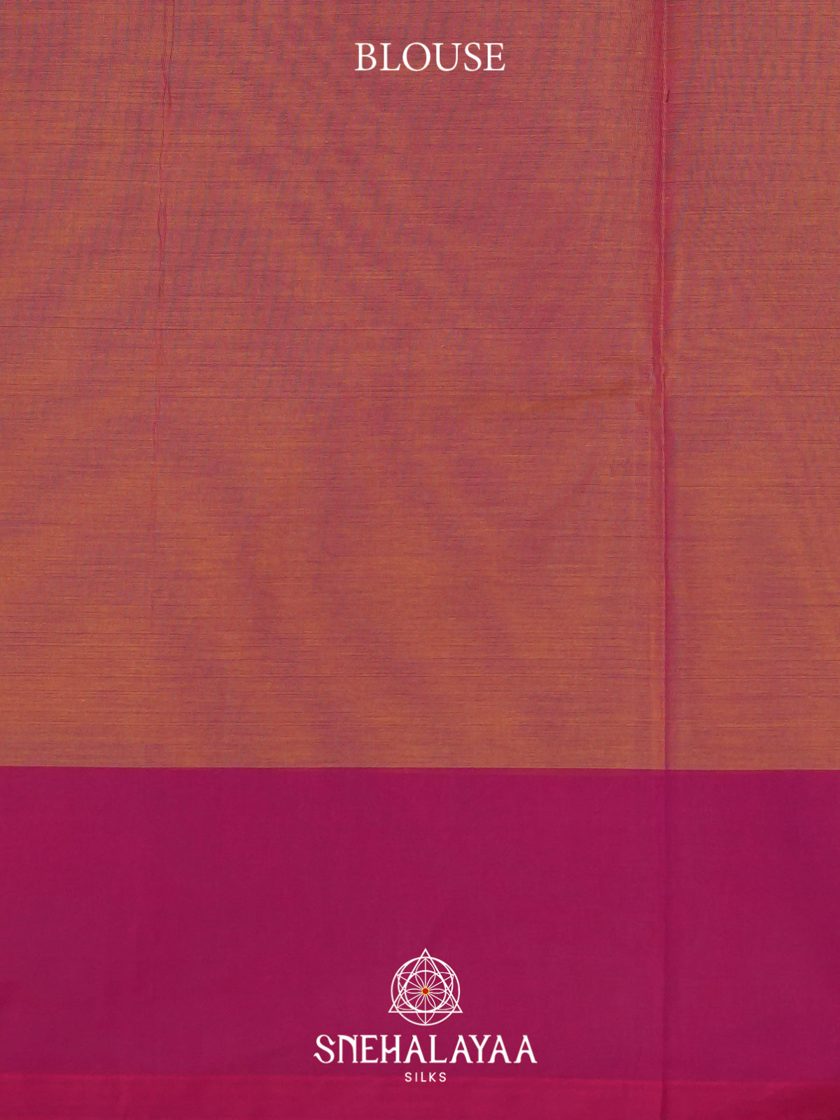 Orange Handloom Cotton Saree