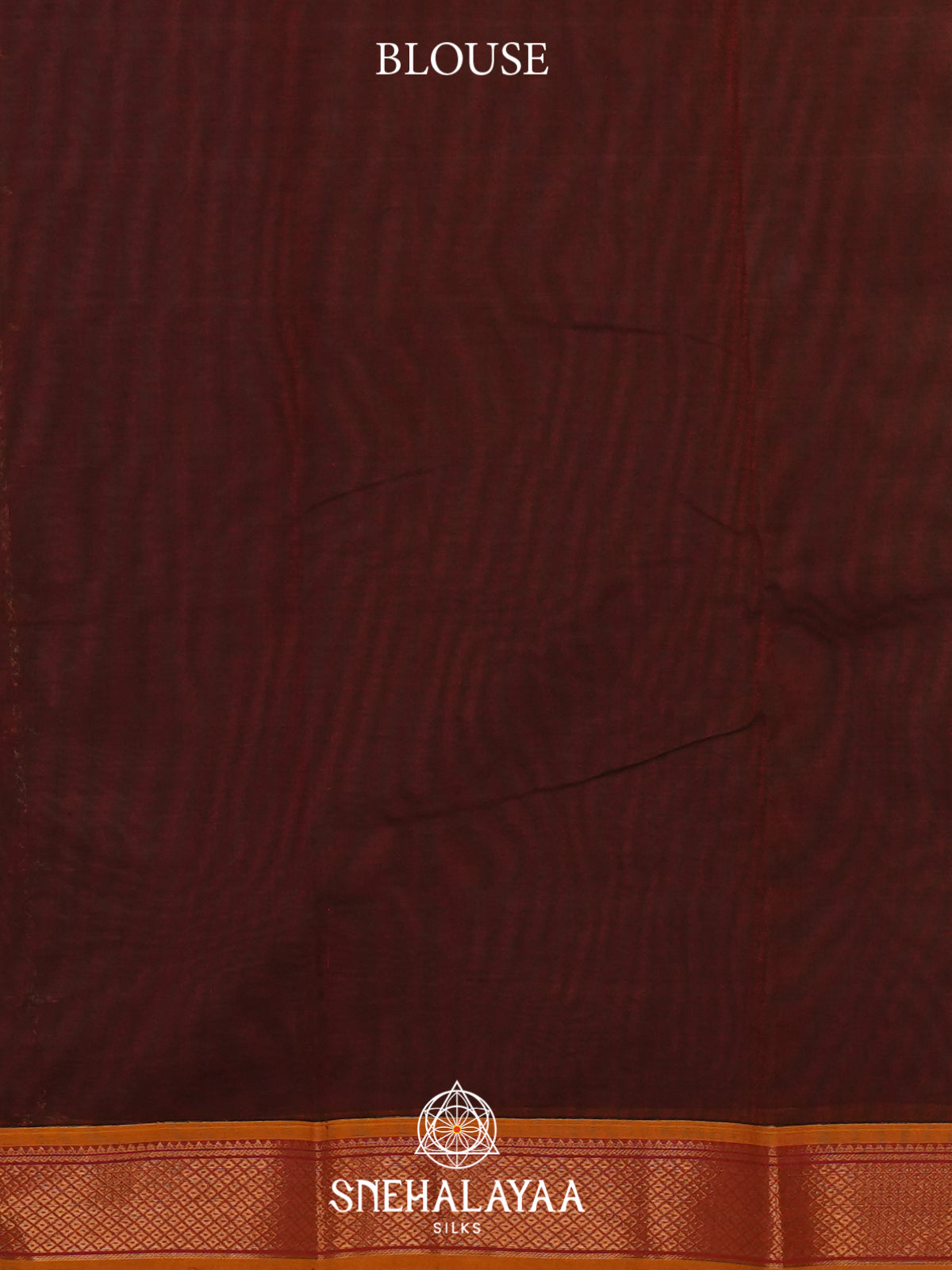Burgundy Kanchi Cotton Saree