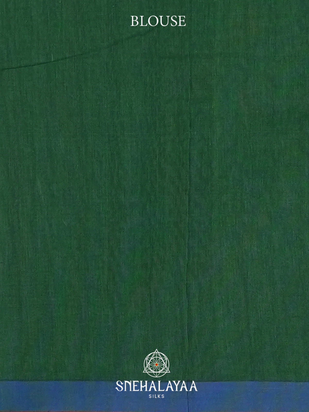 Bottle Green Handloom Cotton Saree