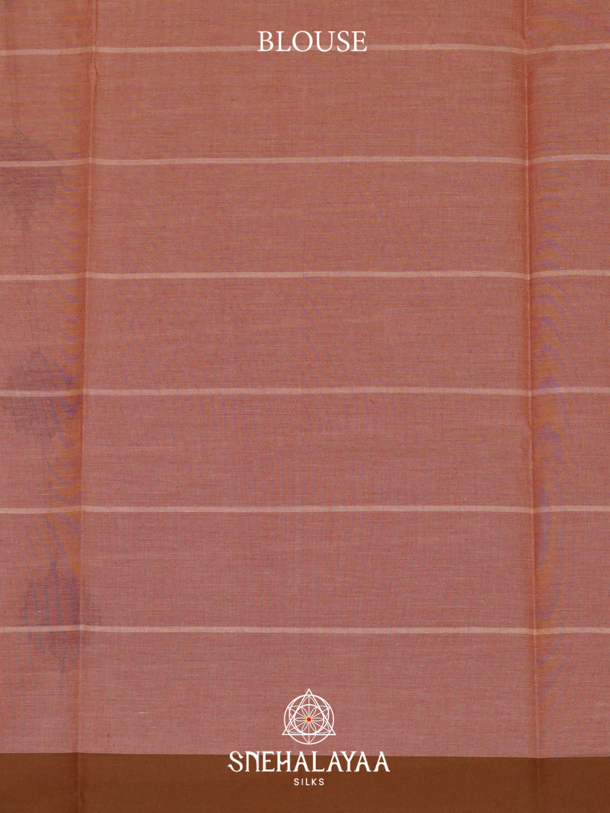 Rosewood Pink Handloom Cotton Saree
