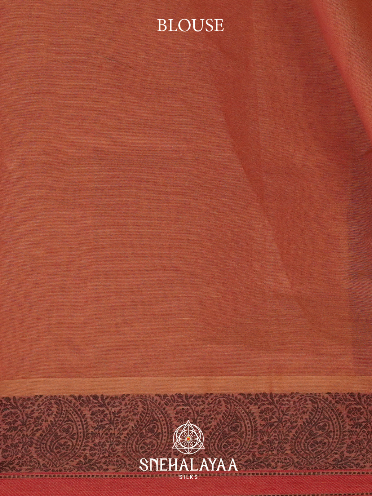 Peach Handloom Cotton Saree