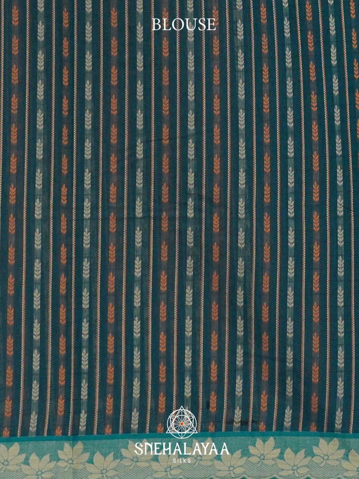 Pine Green Handloom Cotton Saree