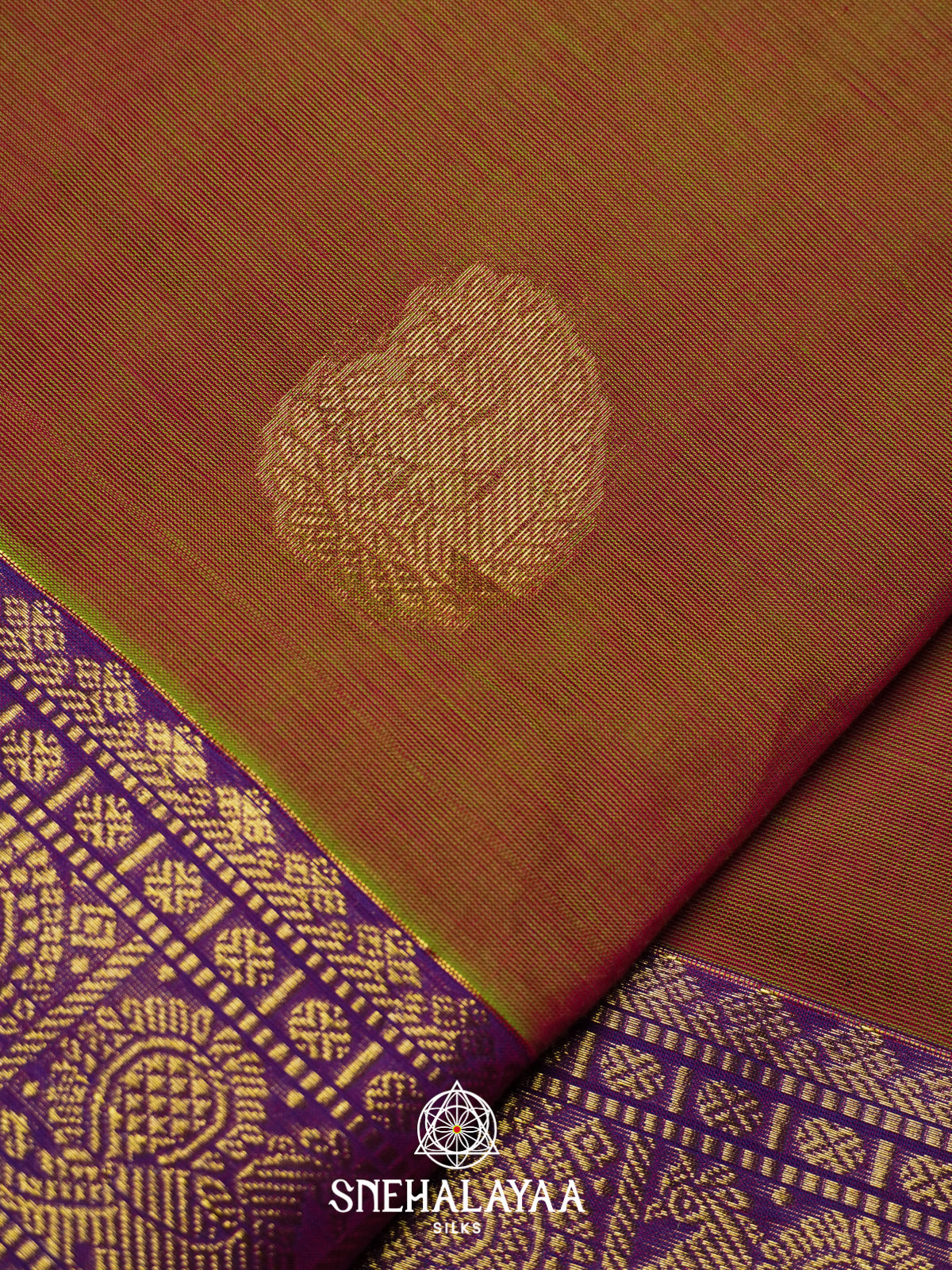 Brown Kanchi Cotton Saree
