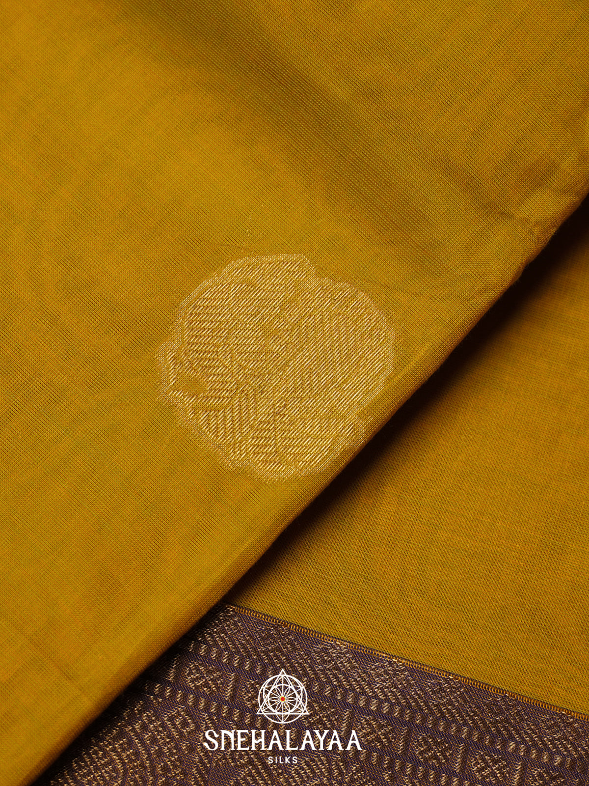 Mehendi Green Kanchi Cotton Saree