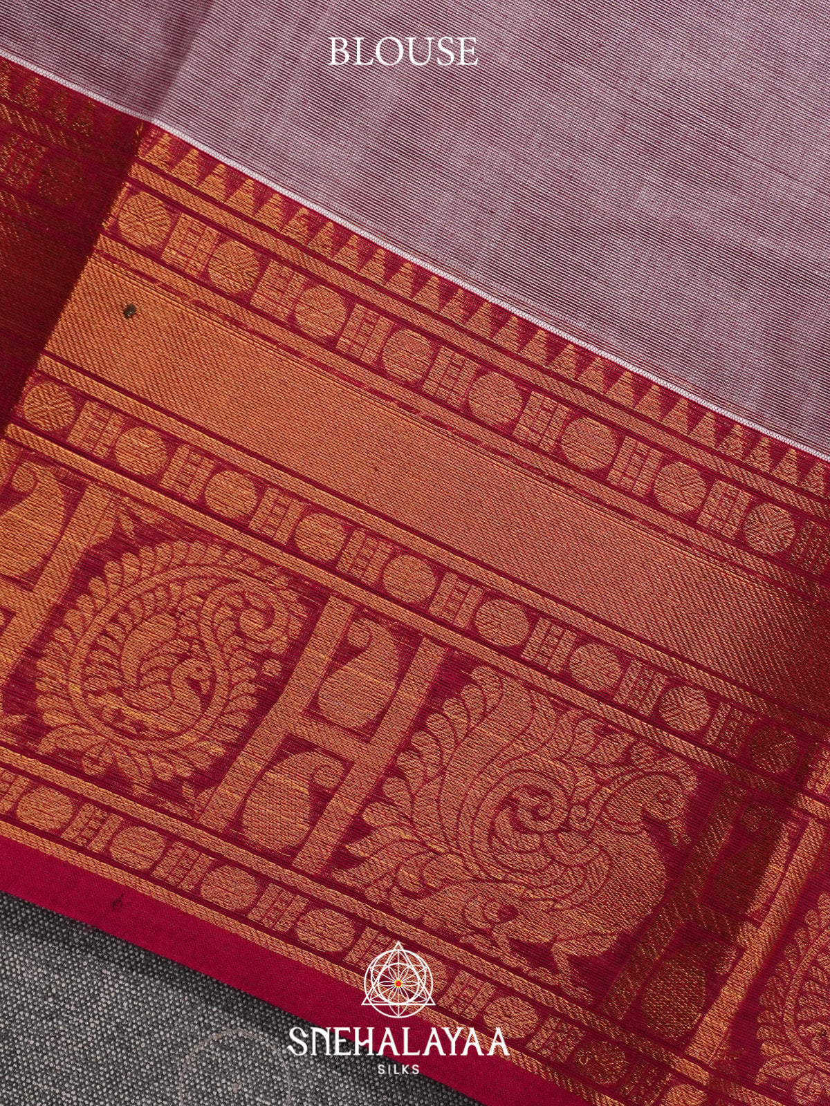 Grey Kanchi Cotton Saree