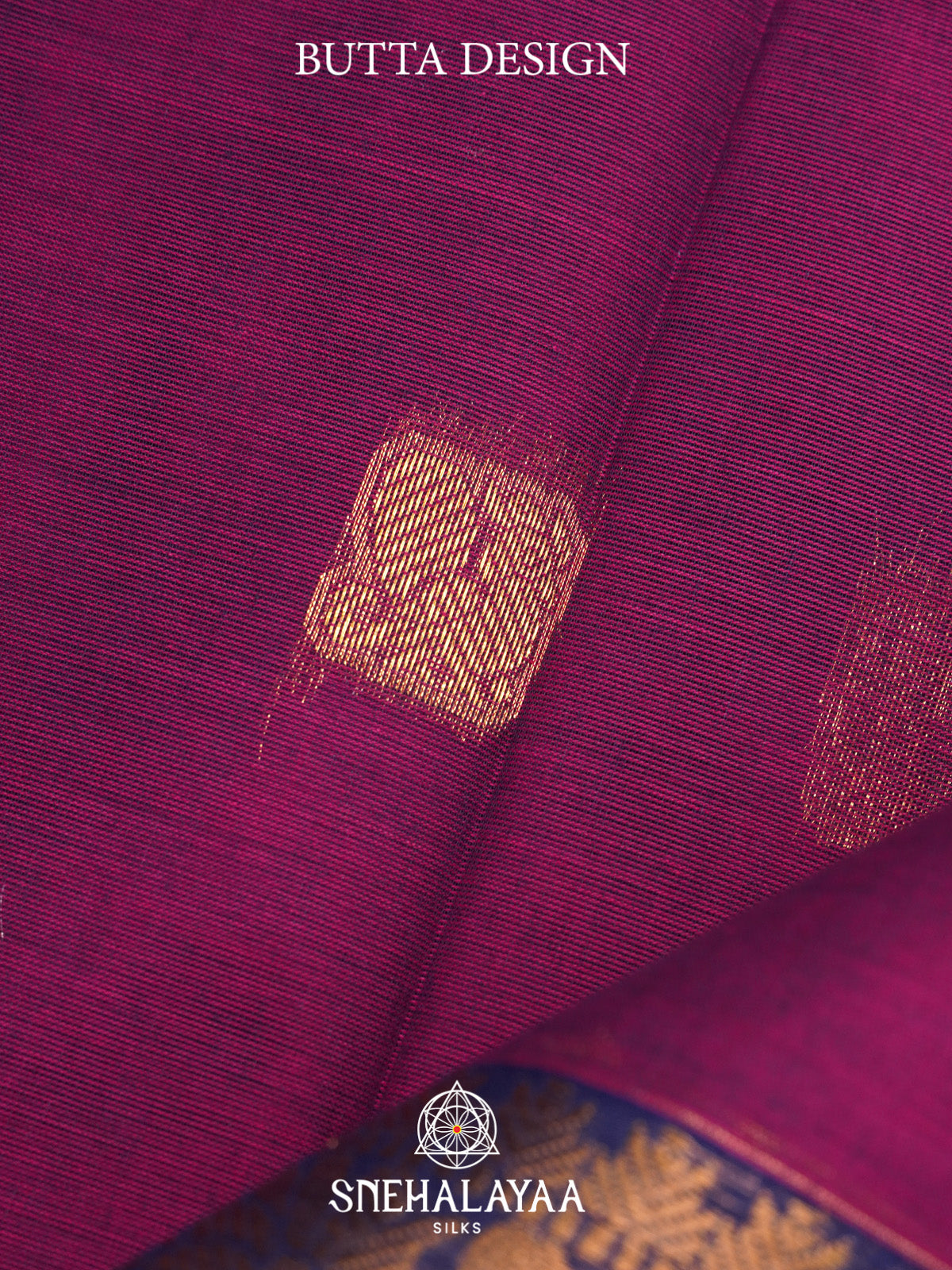 Magenta Kanchi Cotton Saree
