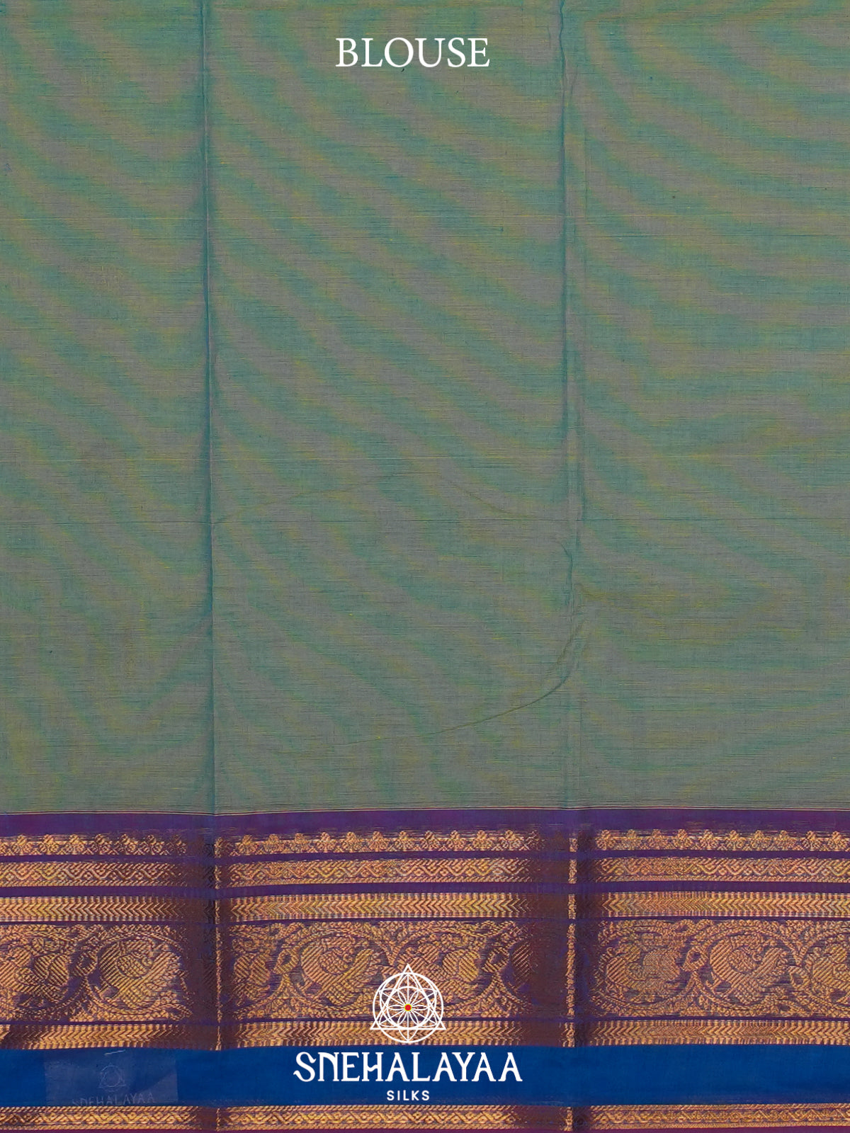 Olive Green Kanchi Cotton Saree