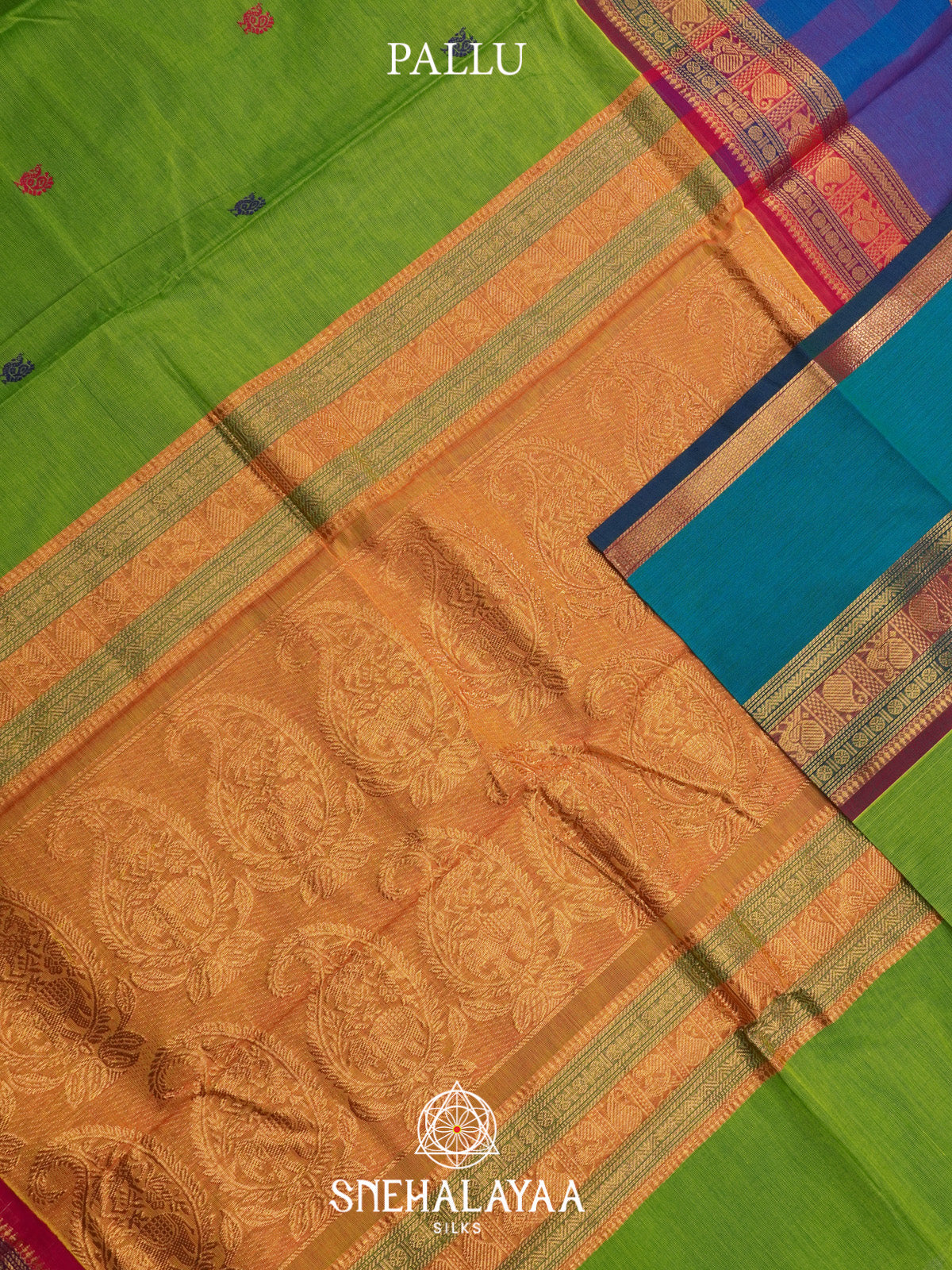 Green Kanchi Cotton Saree