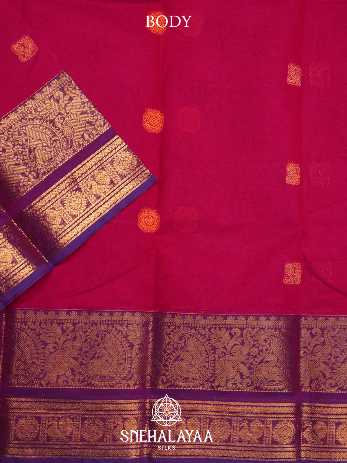 Pink Kanchi Cotton Saree
