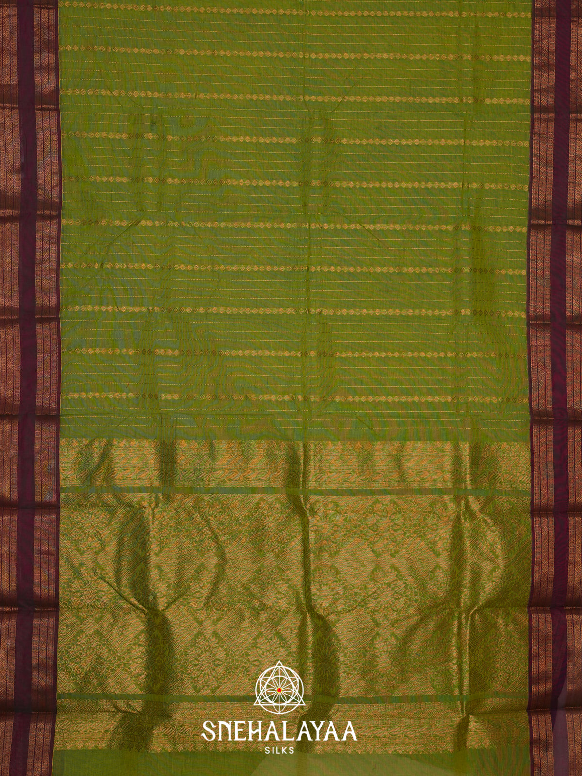 Green Kanchi Cotton Saree