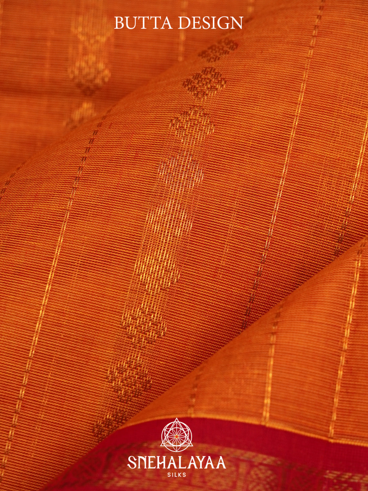 Orange Kanchi Cotton Saree