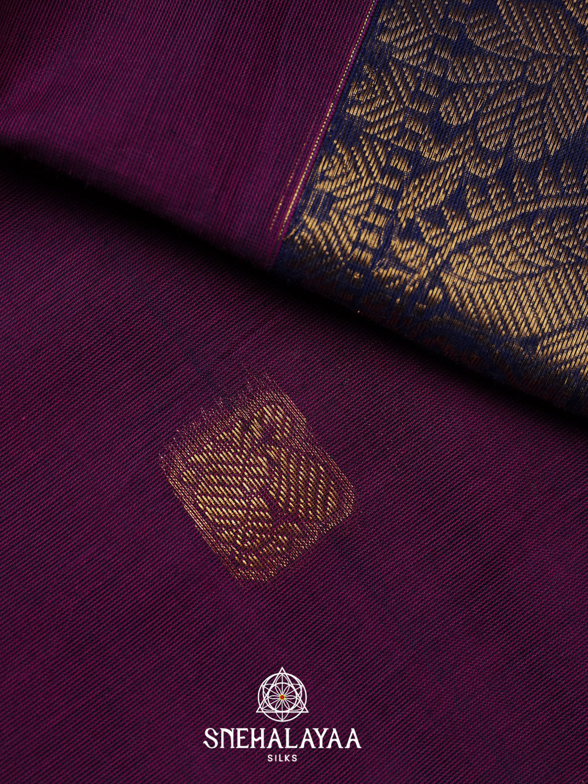 Violet Kanchi Cotton Saree