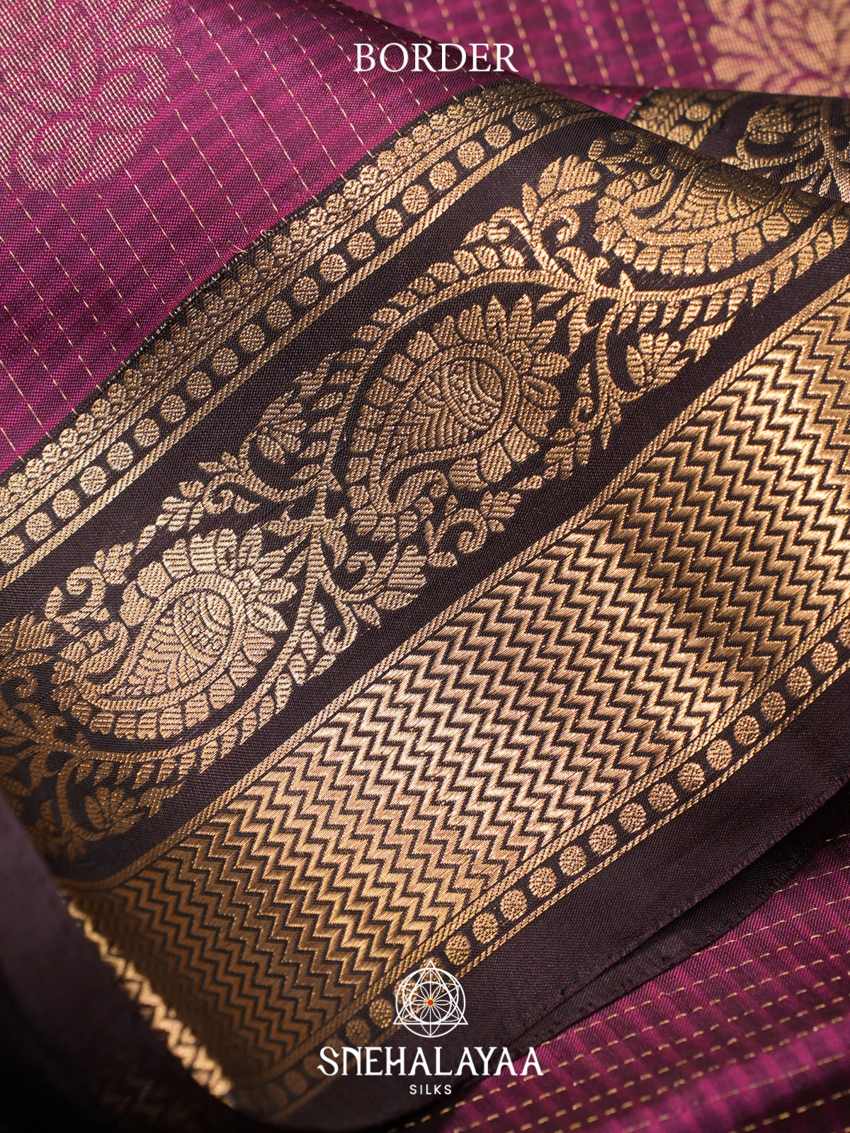 Magenta Kanjivaram Silk Saree
