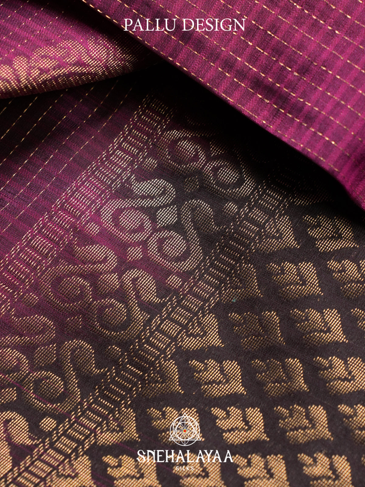Magenta Kanjivaram Silk Saree