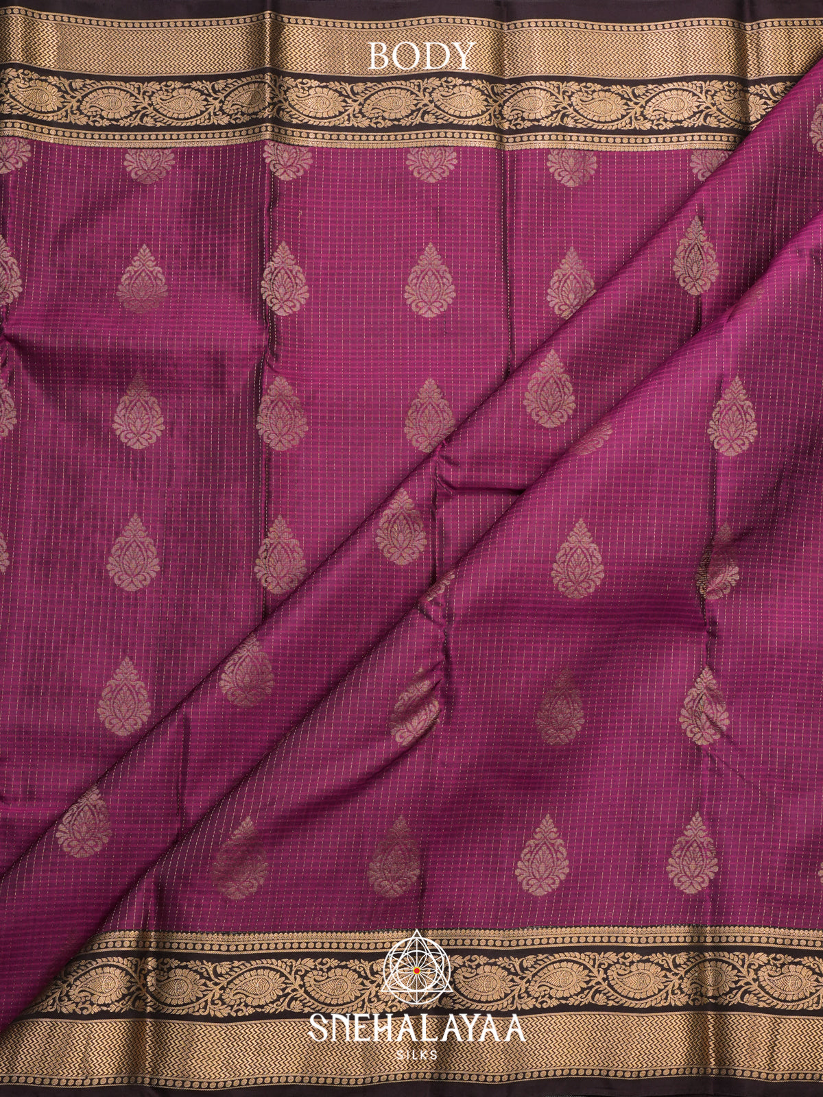 Magenta Kanjivaram Silk Saree