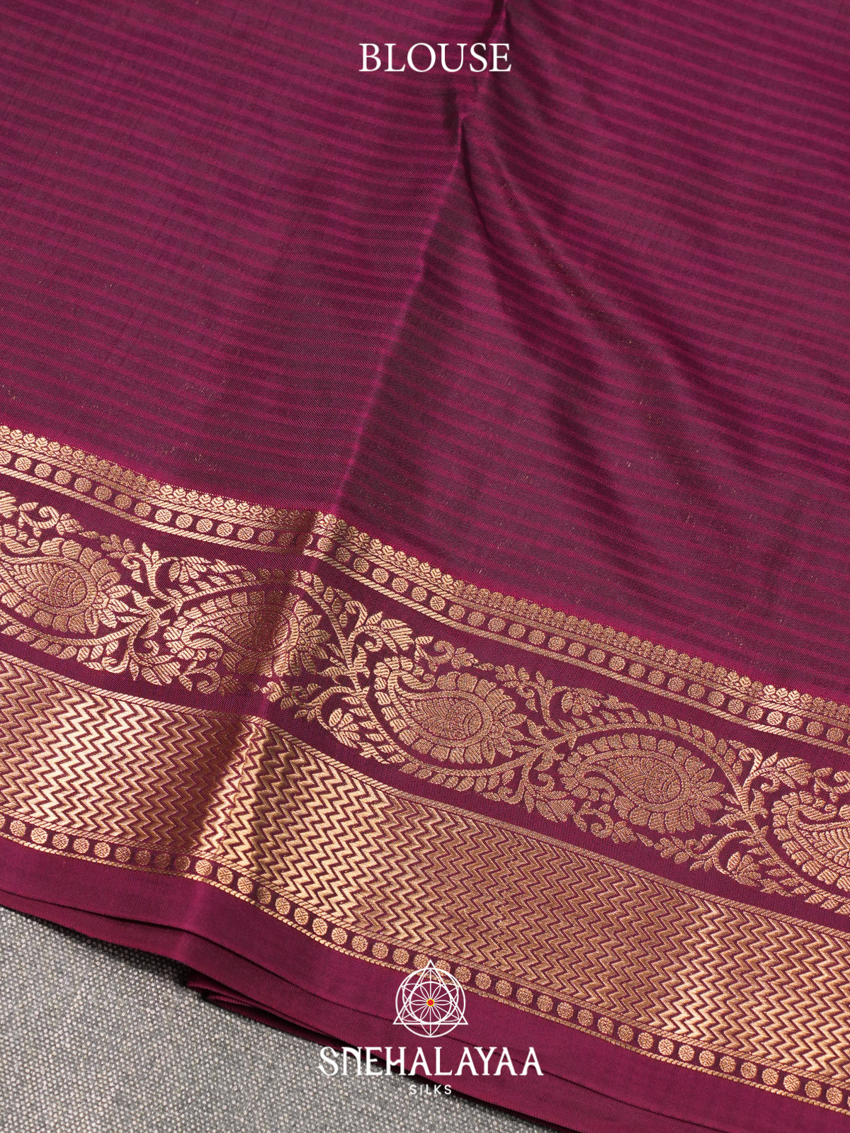 Peacock Blue Kanjivaram Silk Saree