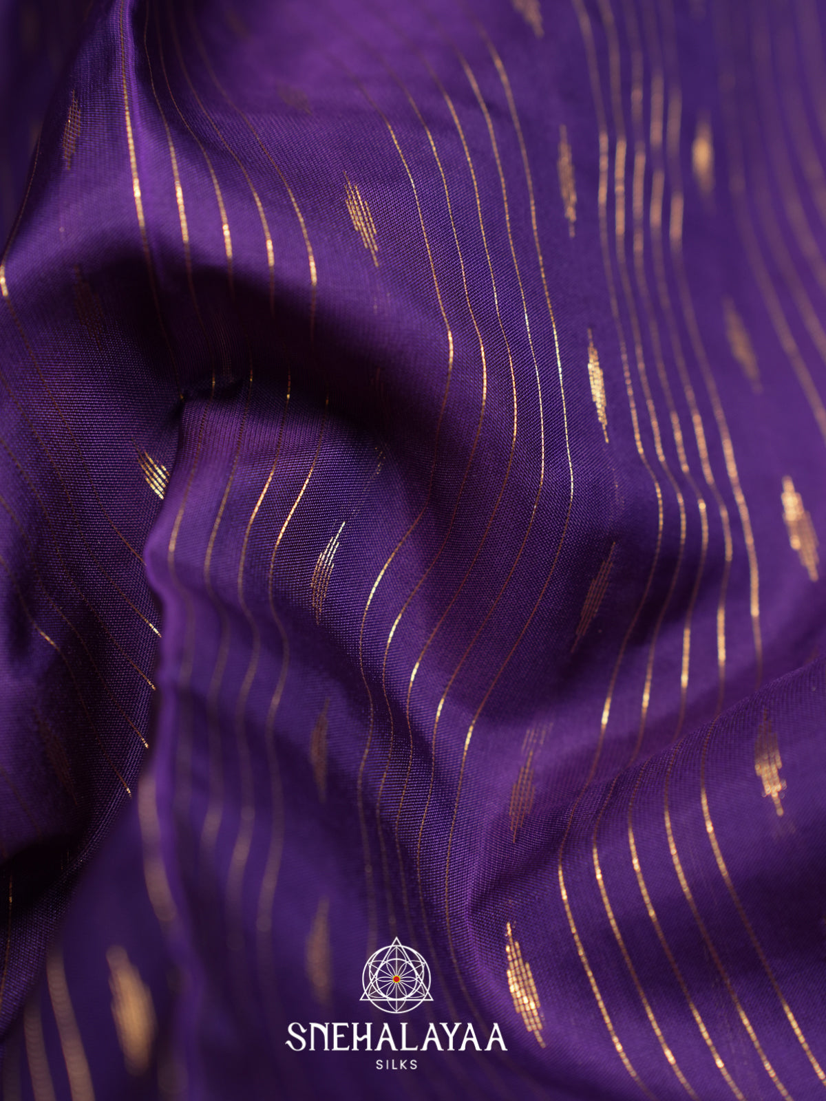 Purple Kanjivaram Silk Saree