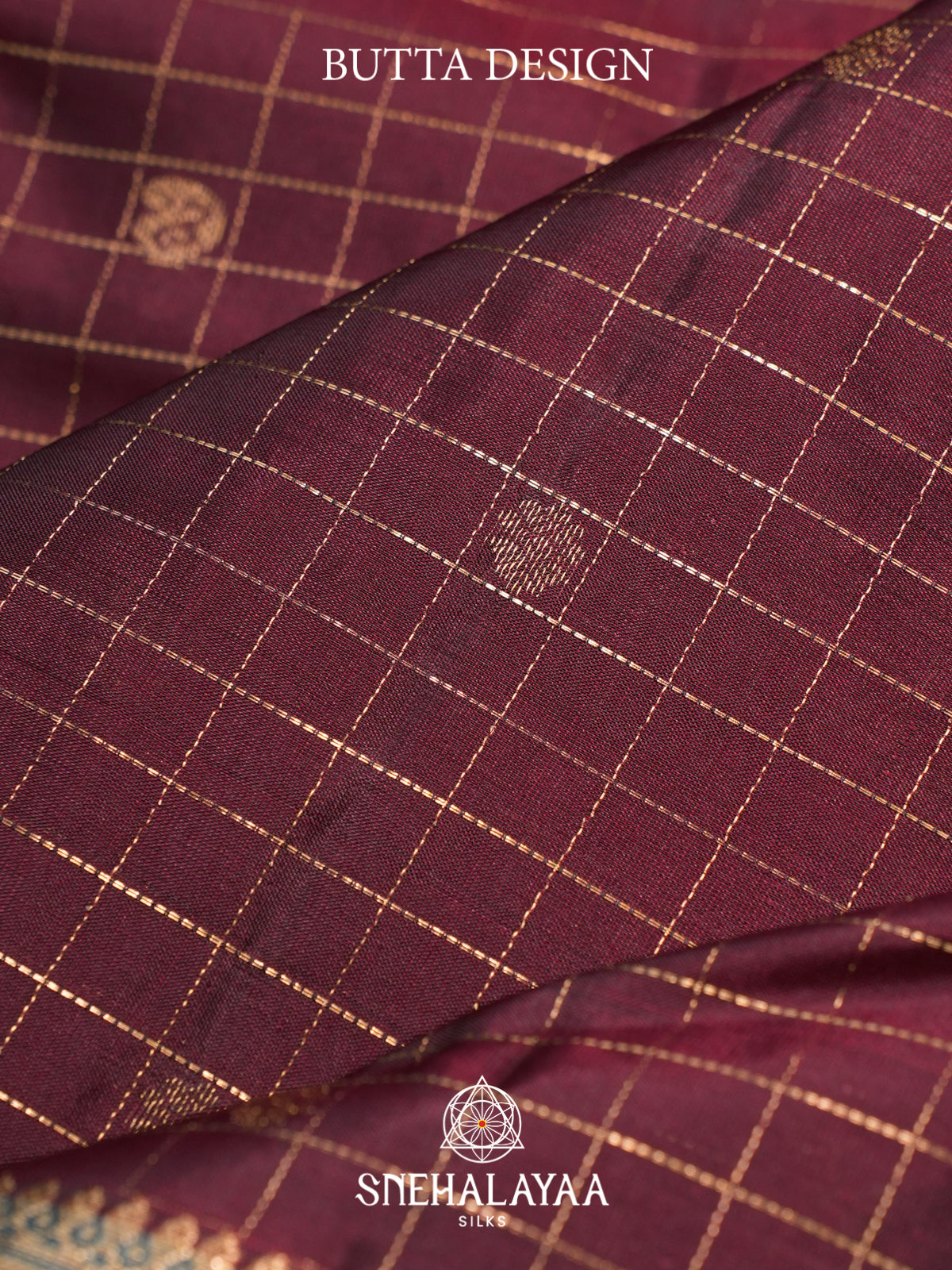 Wine Kanjivaram Silk Saree