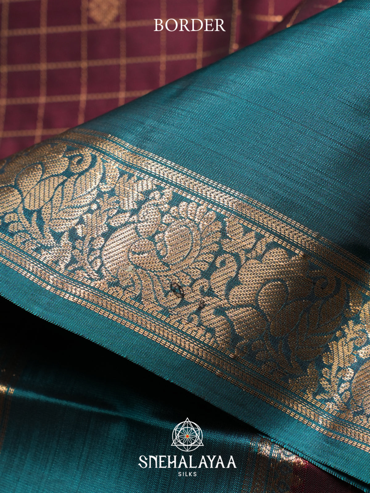Wine Kanjivaram Silk Saree