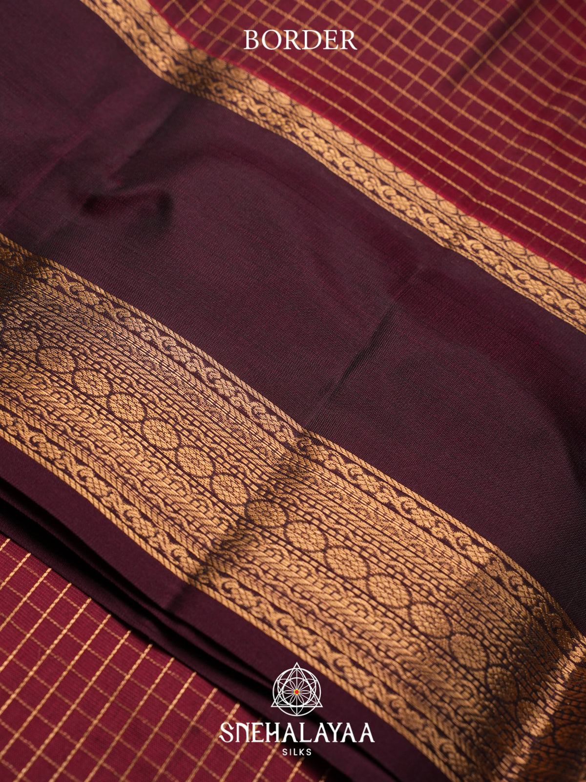 Maroon Kanjivaram Silk Saree