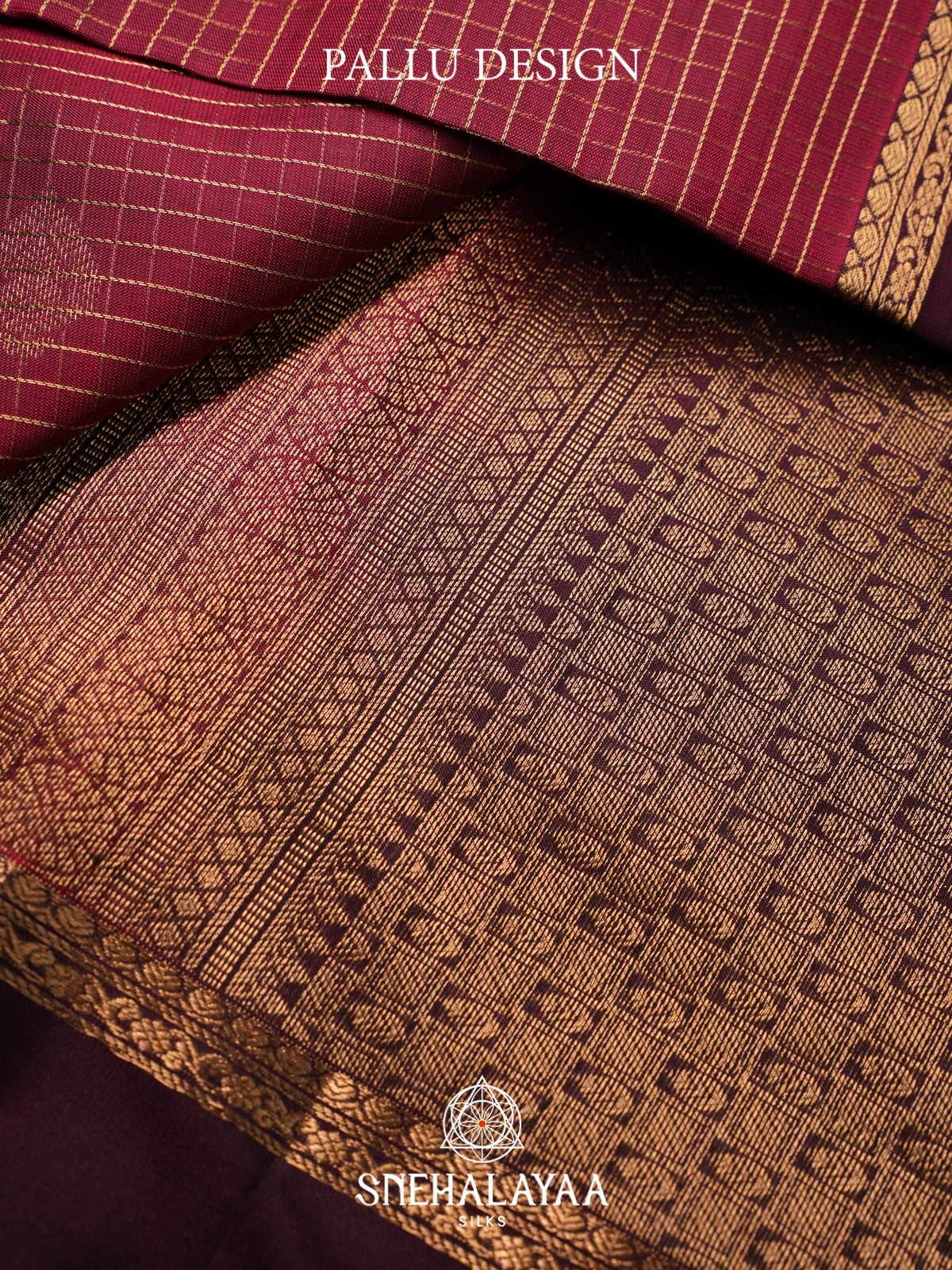Maroon Kanjivaram Silk Saree