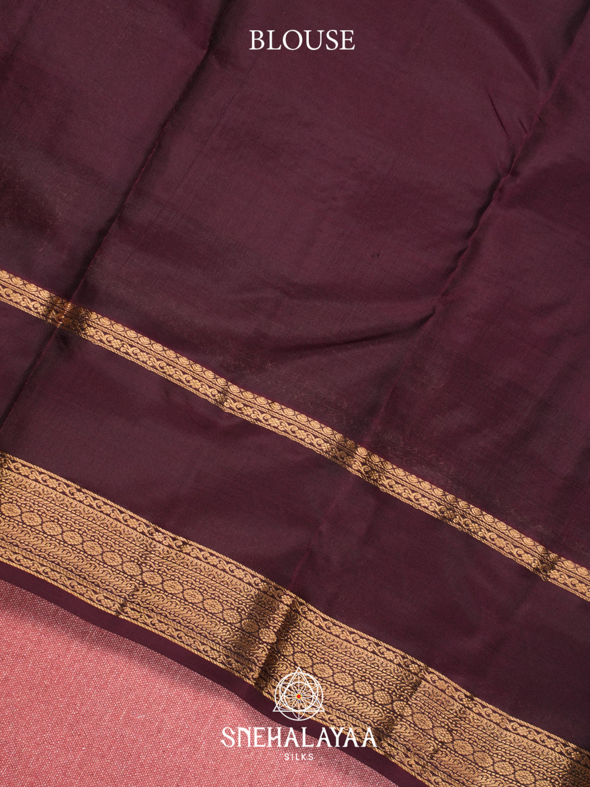 Maroon Kanjivaram Silk Saree