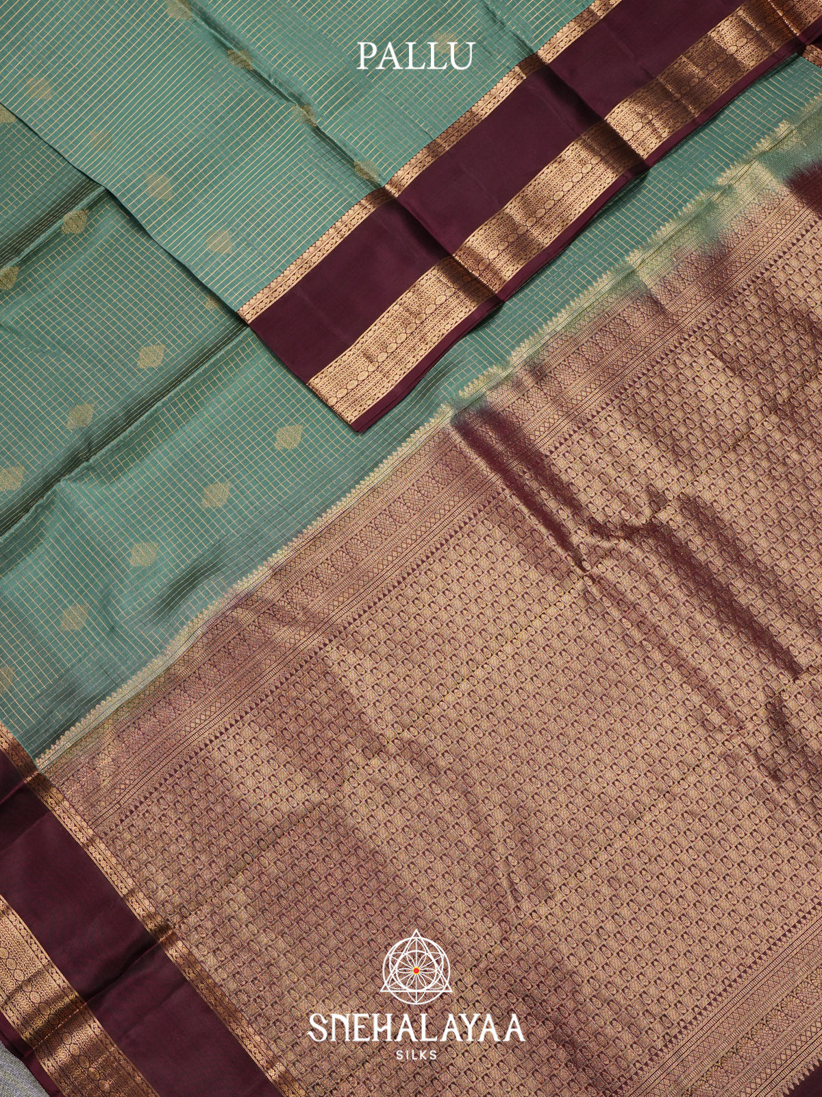 Mint Green Kanjivaram Silk Saree