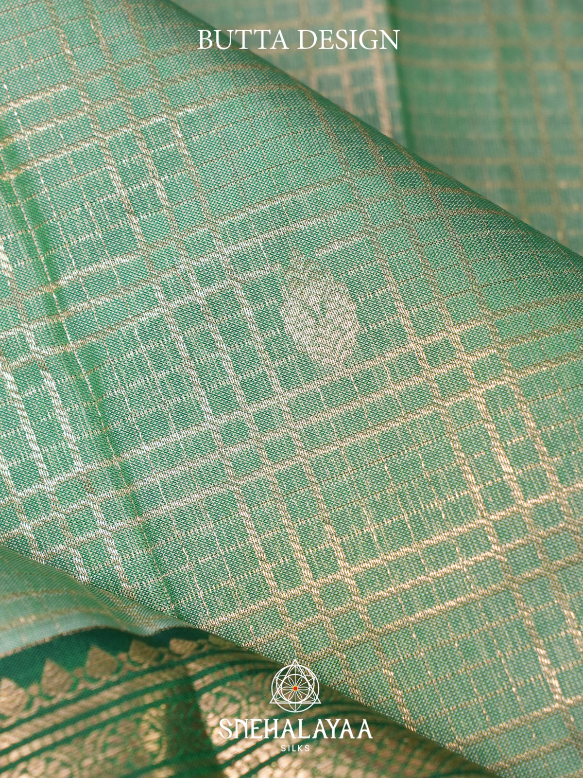 Mint Green Kanjivaram Silk Saree