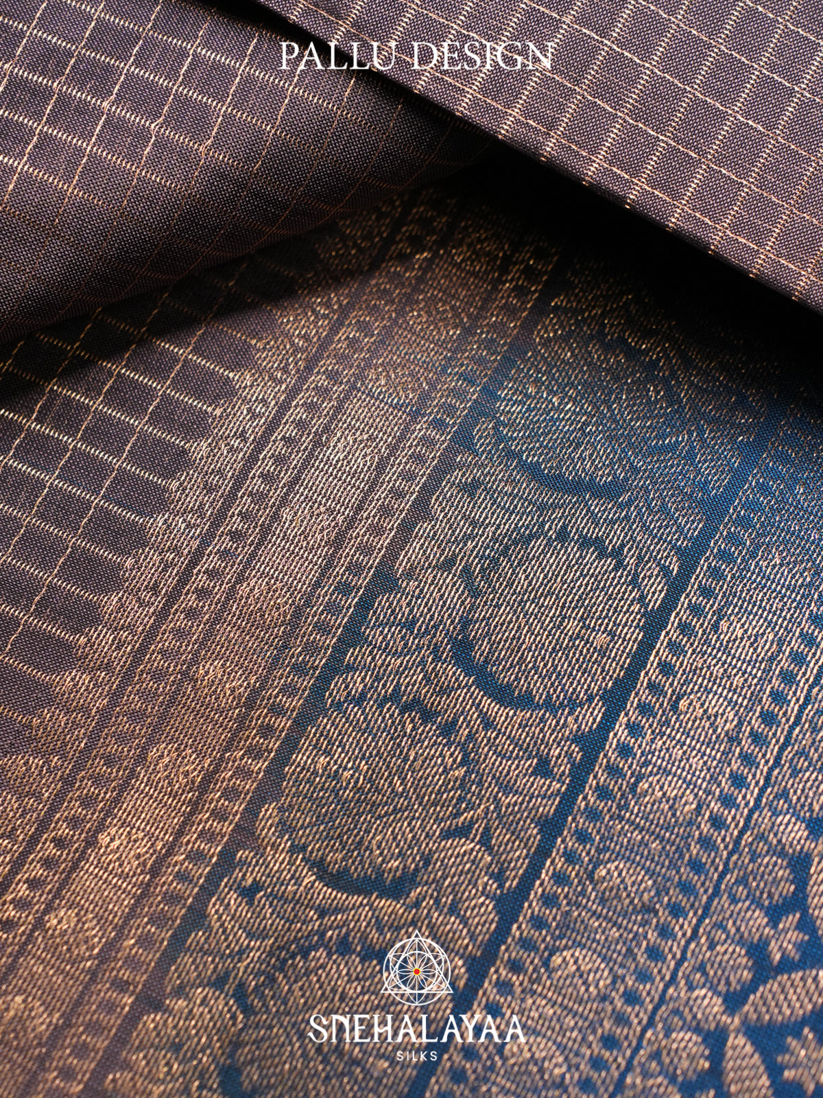Grey Kanjivaram Silk Saree