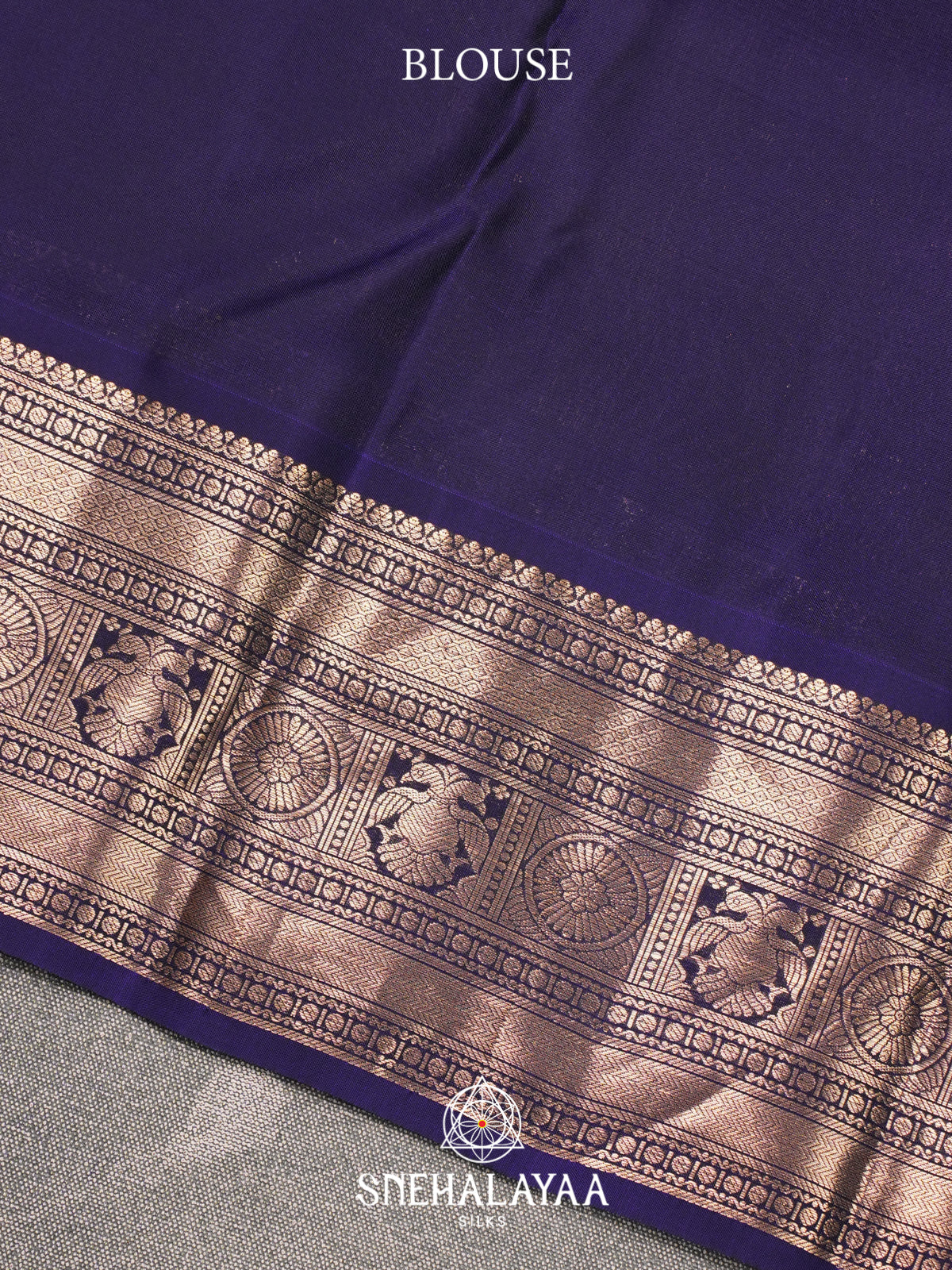 Chocolate Brown Kanjivaram Silk Saree