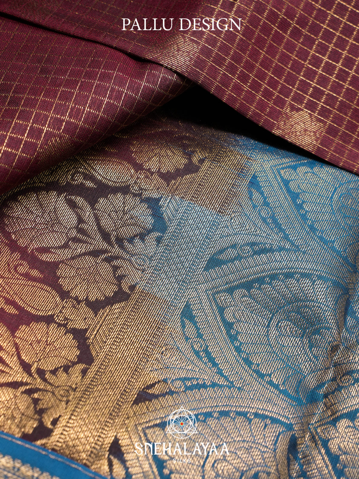 Maroon Kanjivaram Silk Saree
