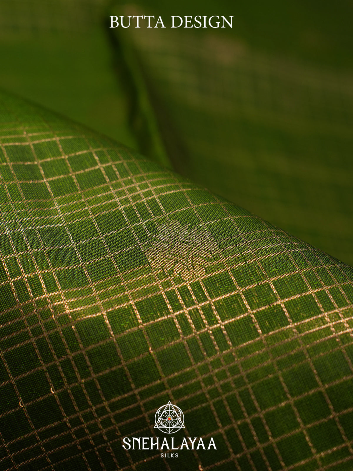 Olive Green Kanjivaram Silk Saree