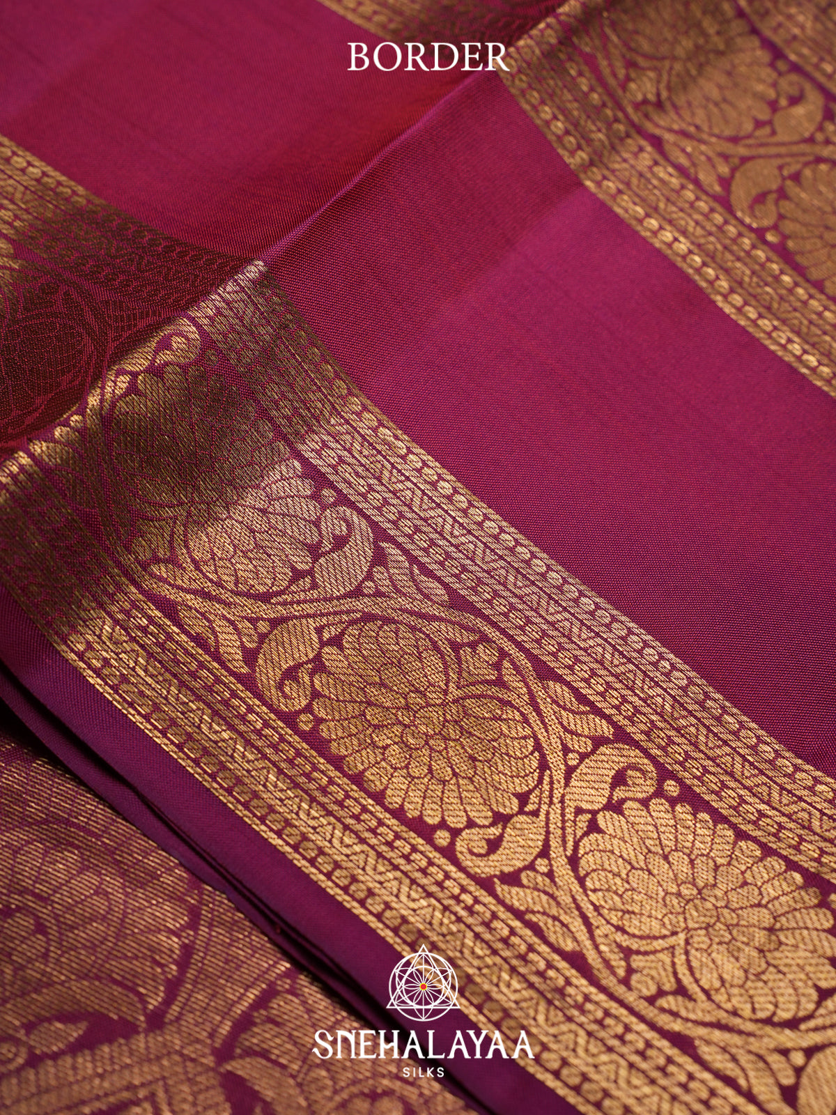 Rust Orange Kanjivaram Silk Saree