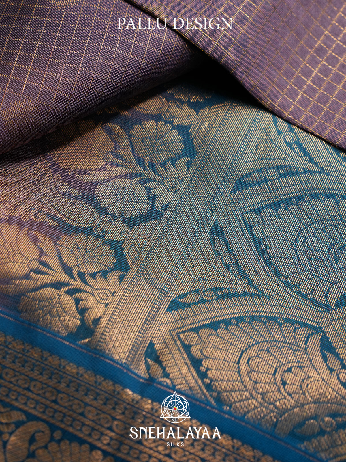 Grey Kanjivaram Silk Saree