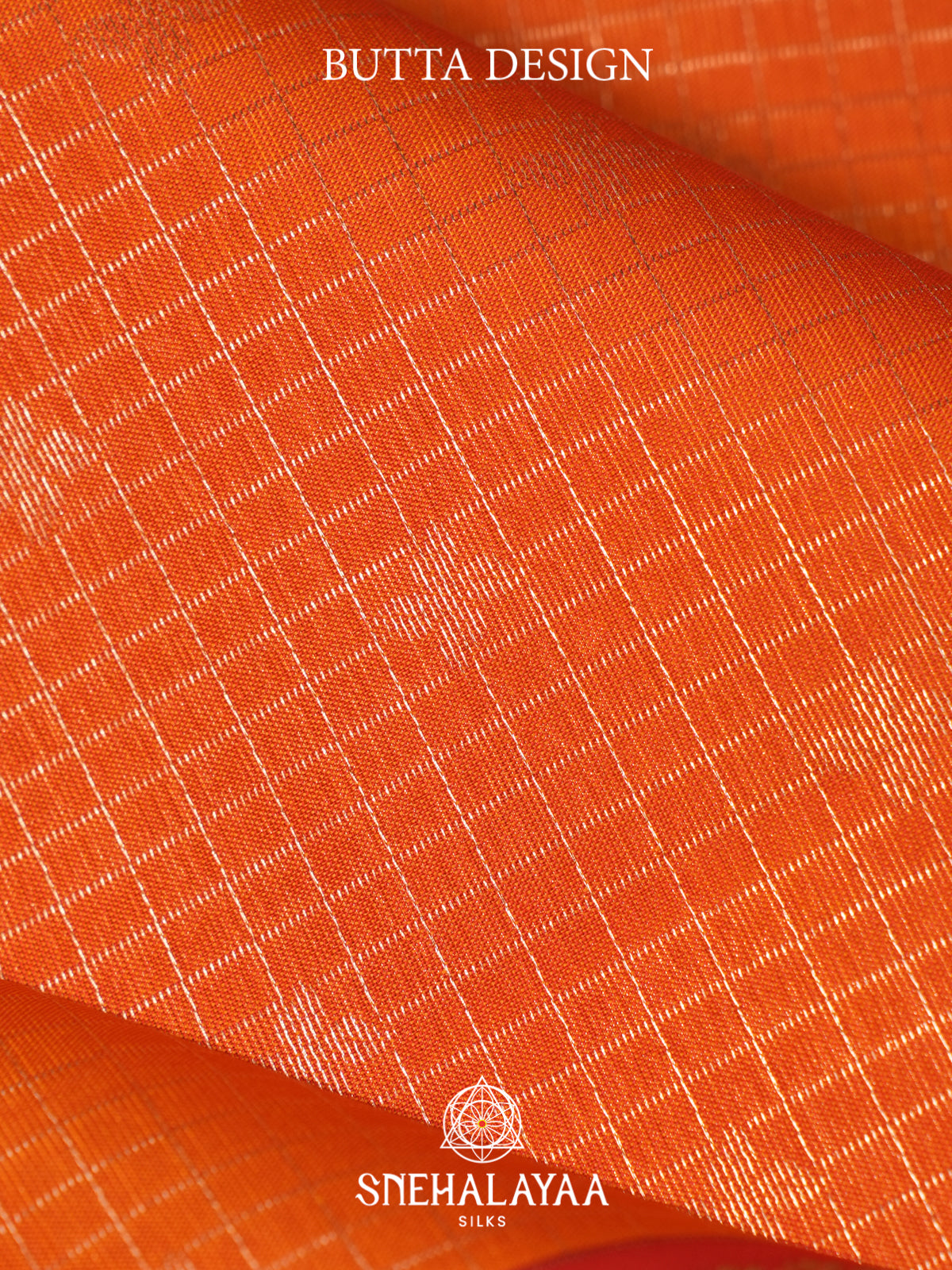 Orange Kanjivaram Silk Saree
