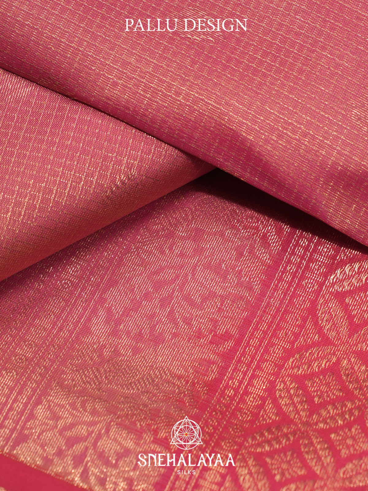 Baby Pink Kanjivaram Silk Saree