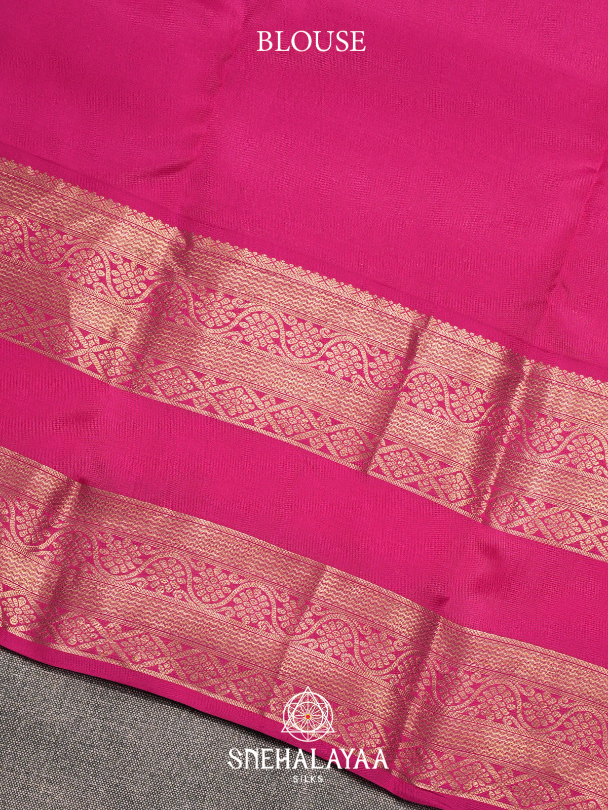 Magenta Pink Kanjivaram Silk Saree