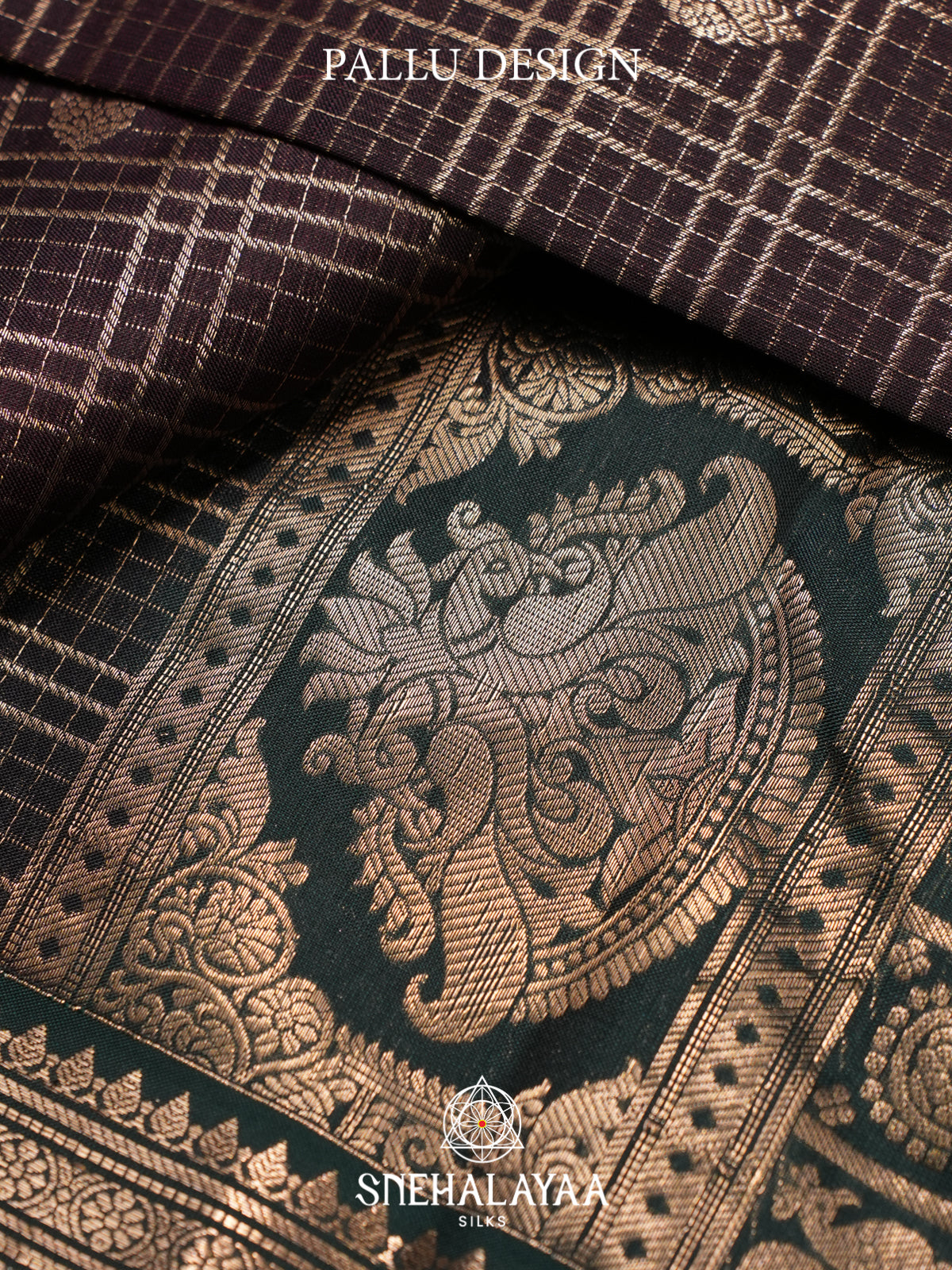 Coffee Brown Kanjivaram Silk Saree