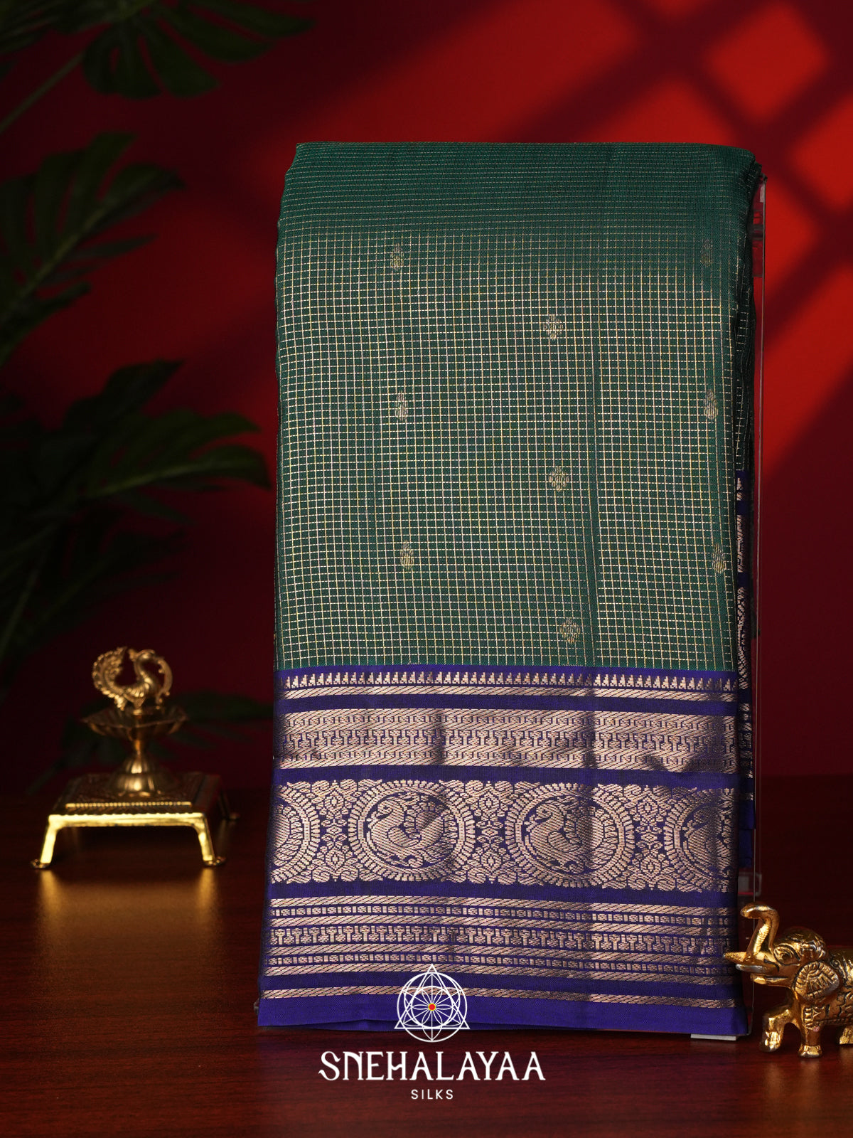 Green Kanjivaram Silk Saree