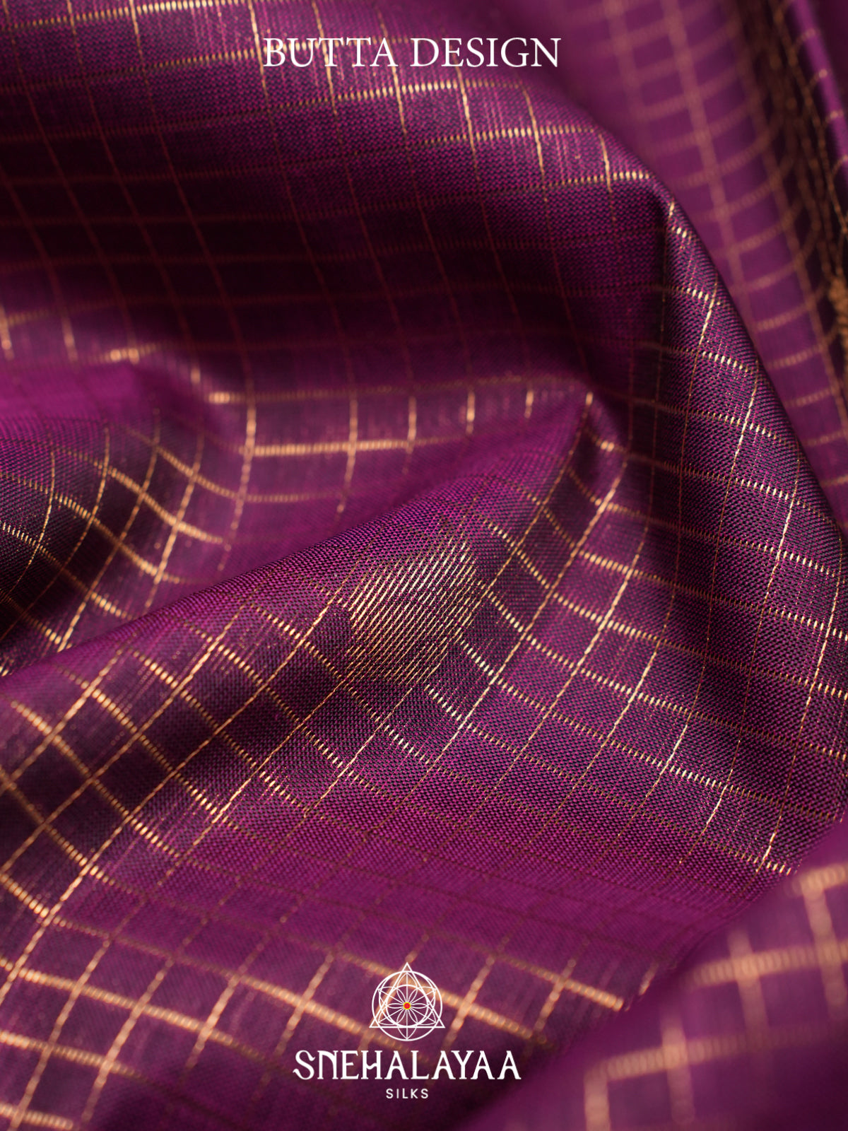 Plum Kanjivaram Silk Saree