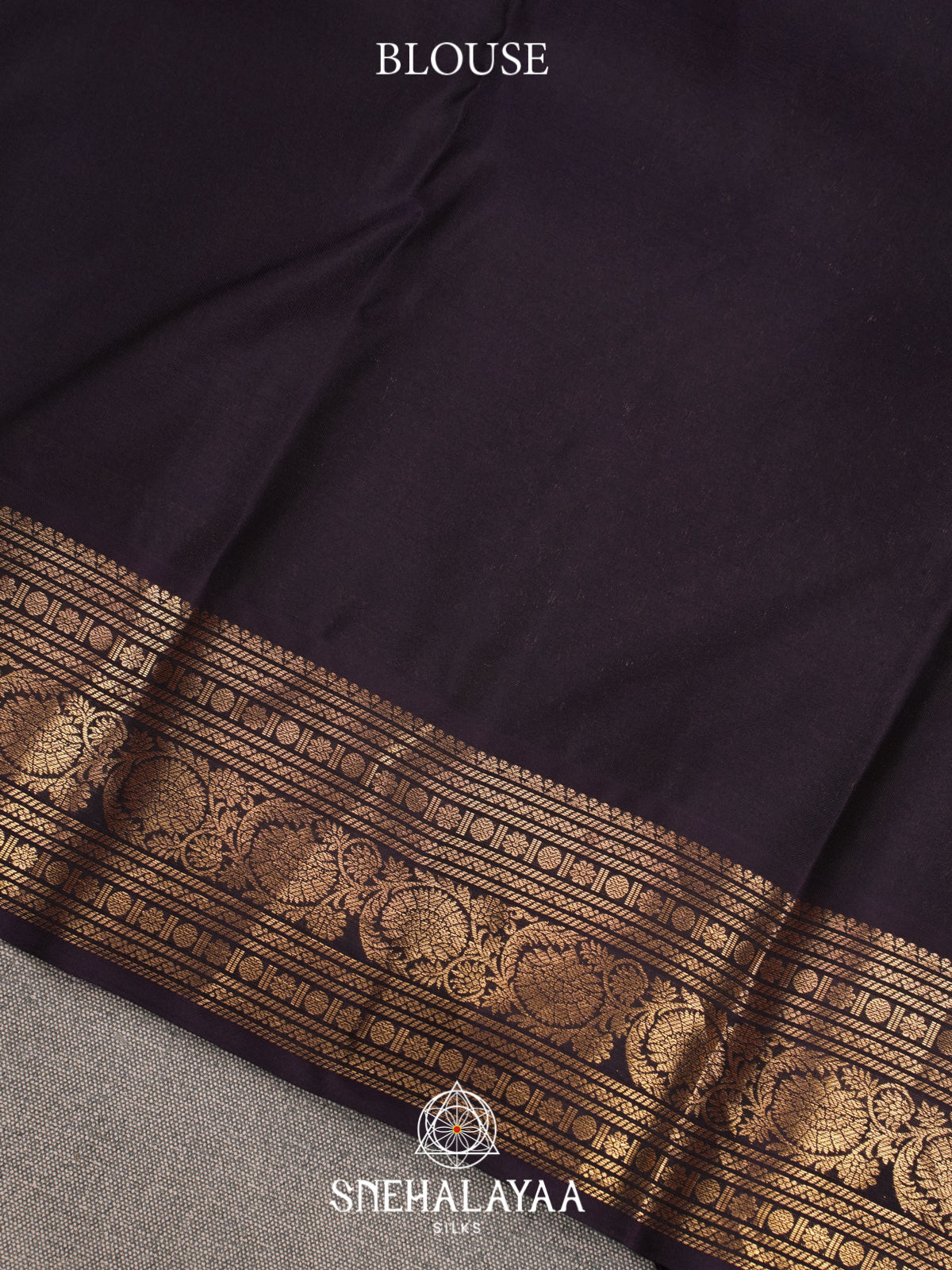 Plum Kanjivaram Silk Saree
