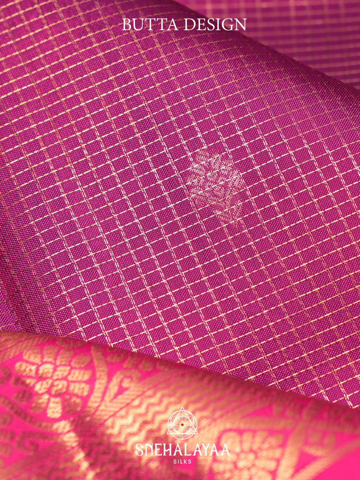 Magenta Kanjivaram Silk Saree